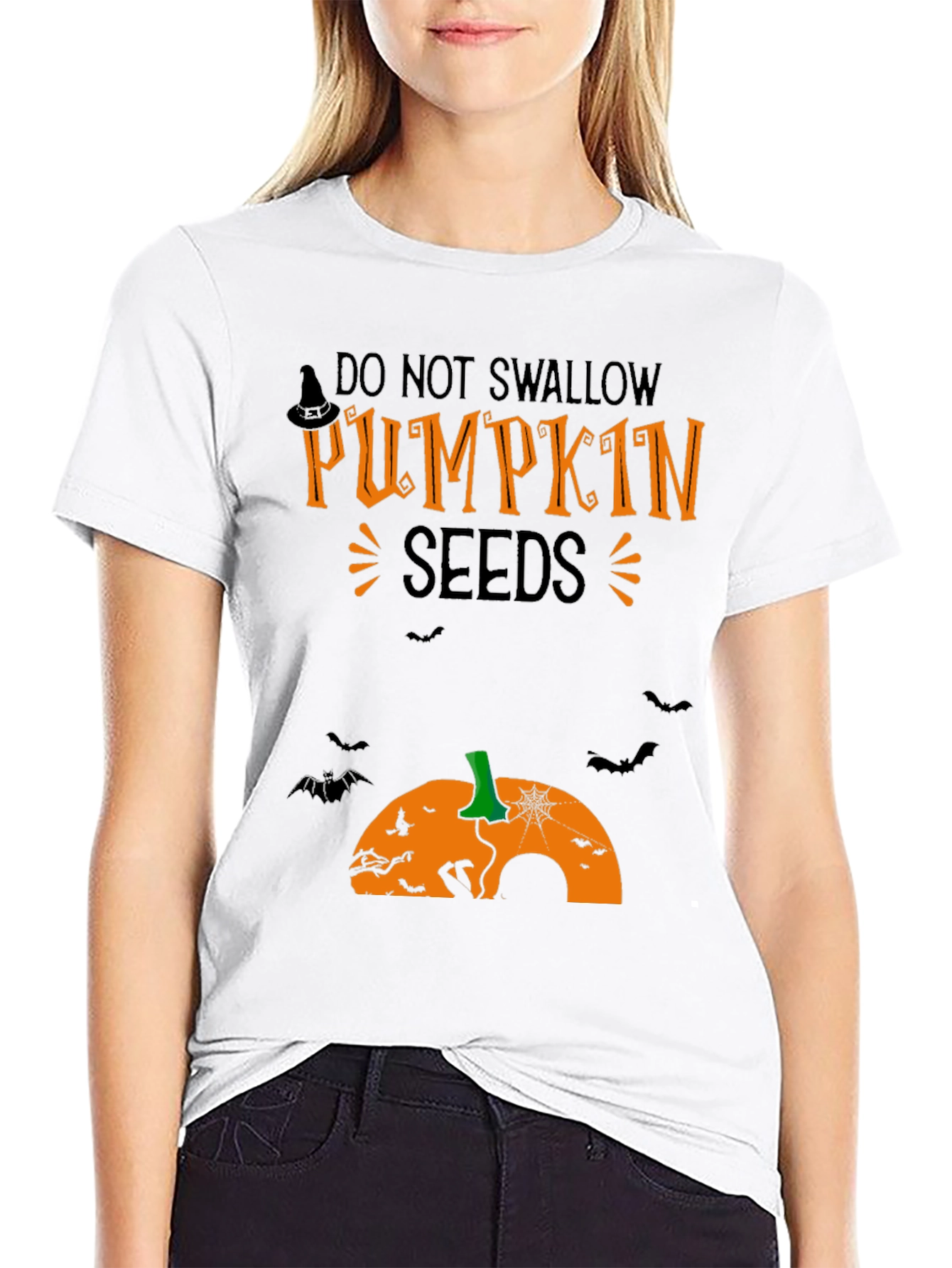 Halloween Pumpkin Seed T-Shirt