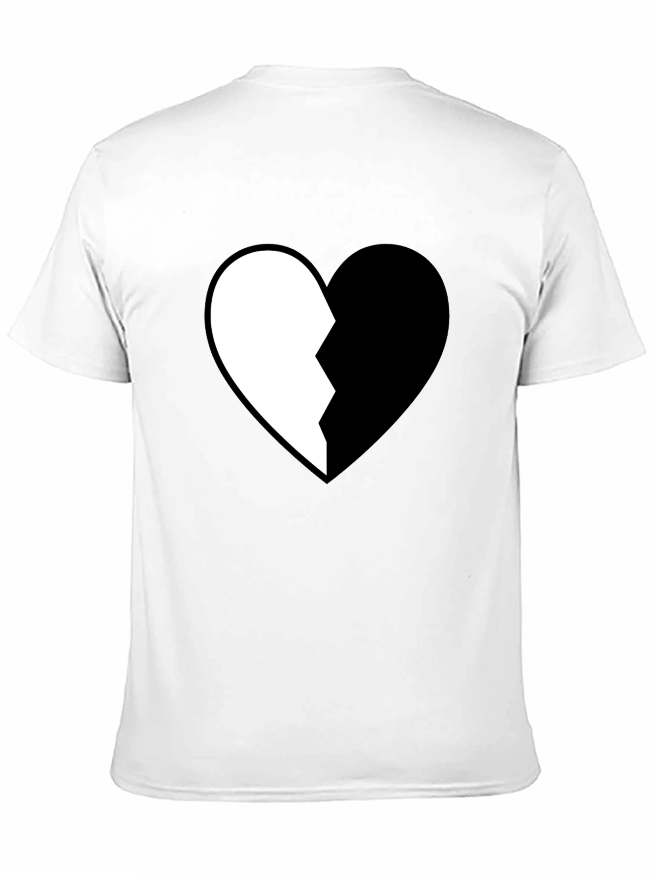 Broken Heart Graphic Tee - Stylish Cotton Shirt