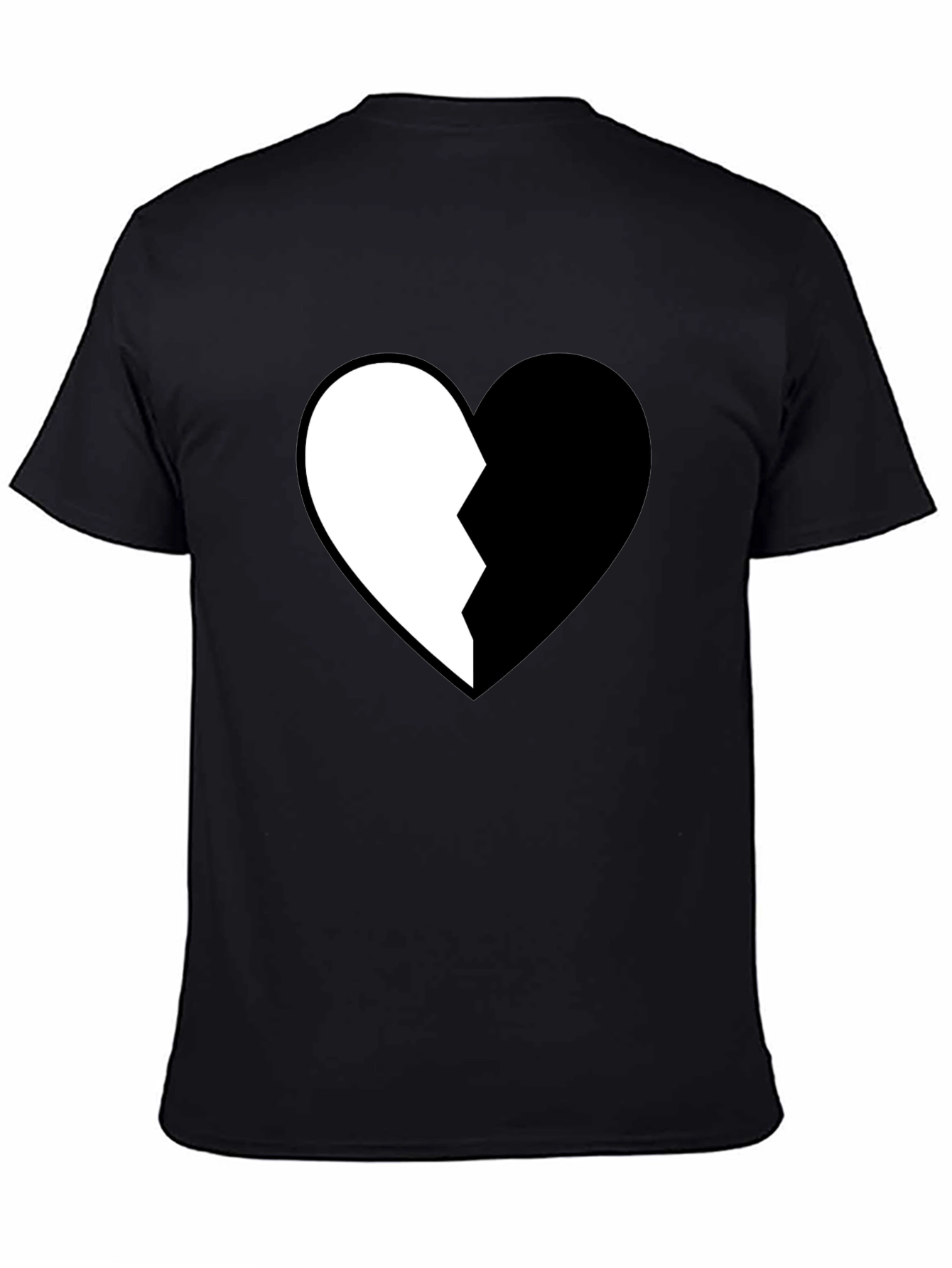 Broken Heart Graphic Tee - Stylish Cotton Shirt