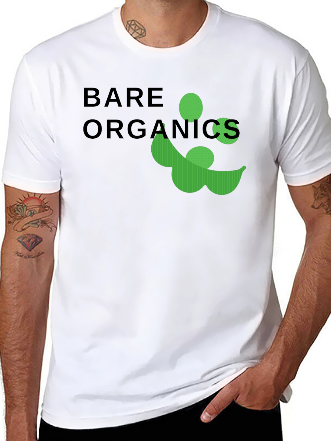 Bare Organics Graphic Tee - Black