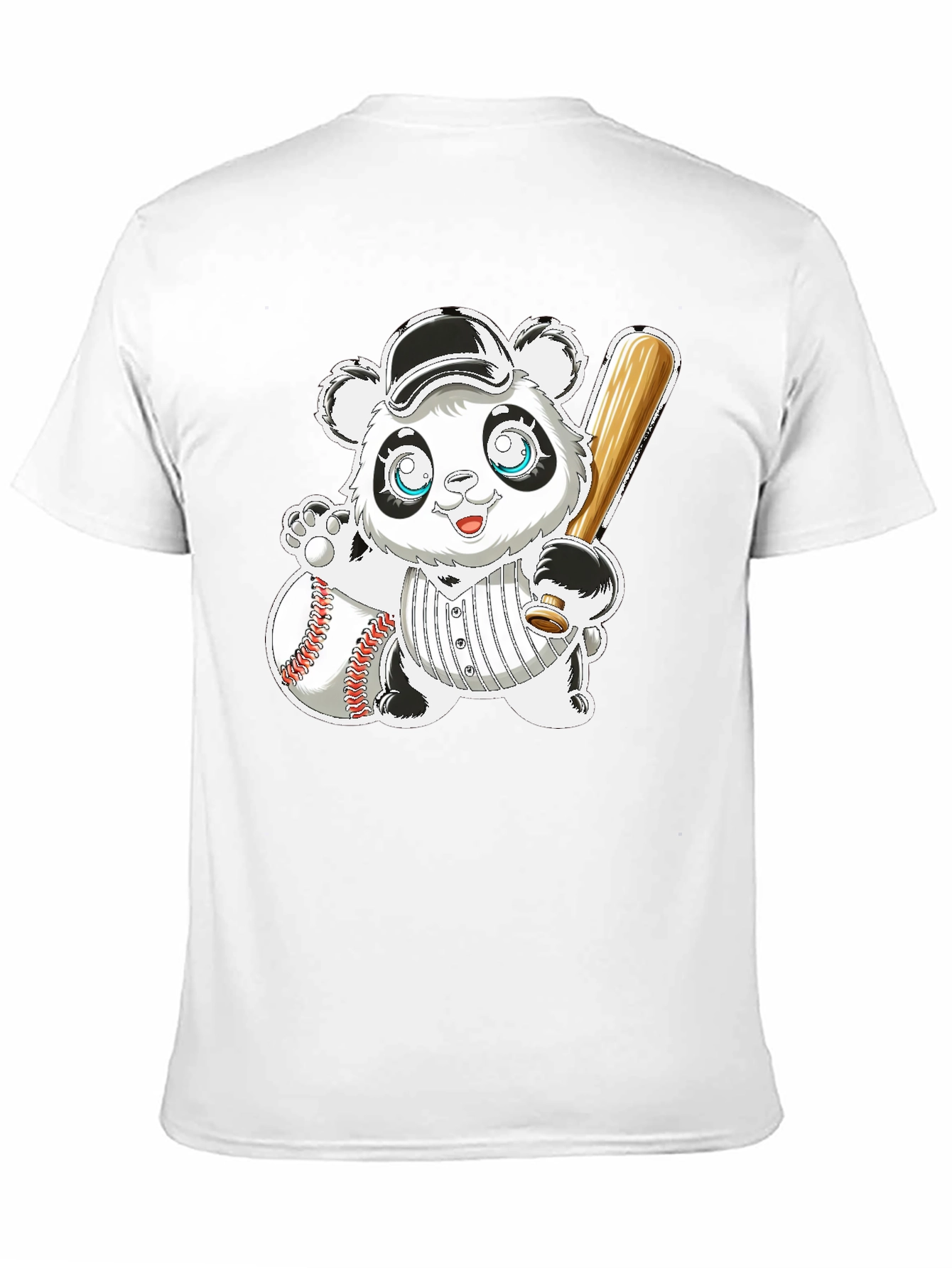 Baseball Panda Graphic Tee