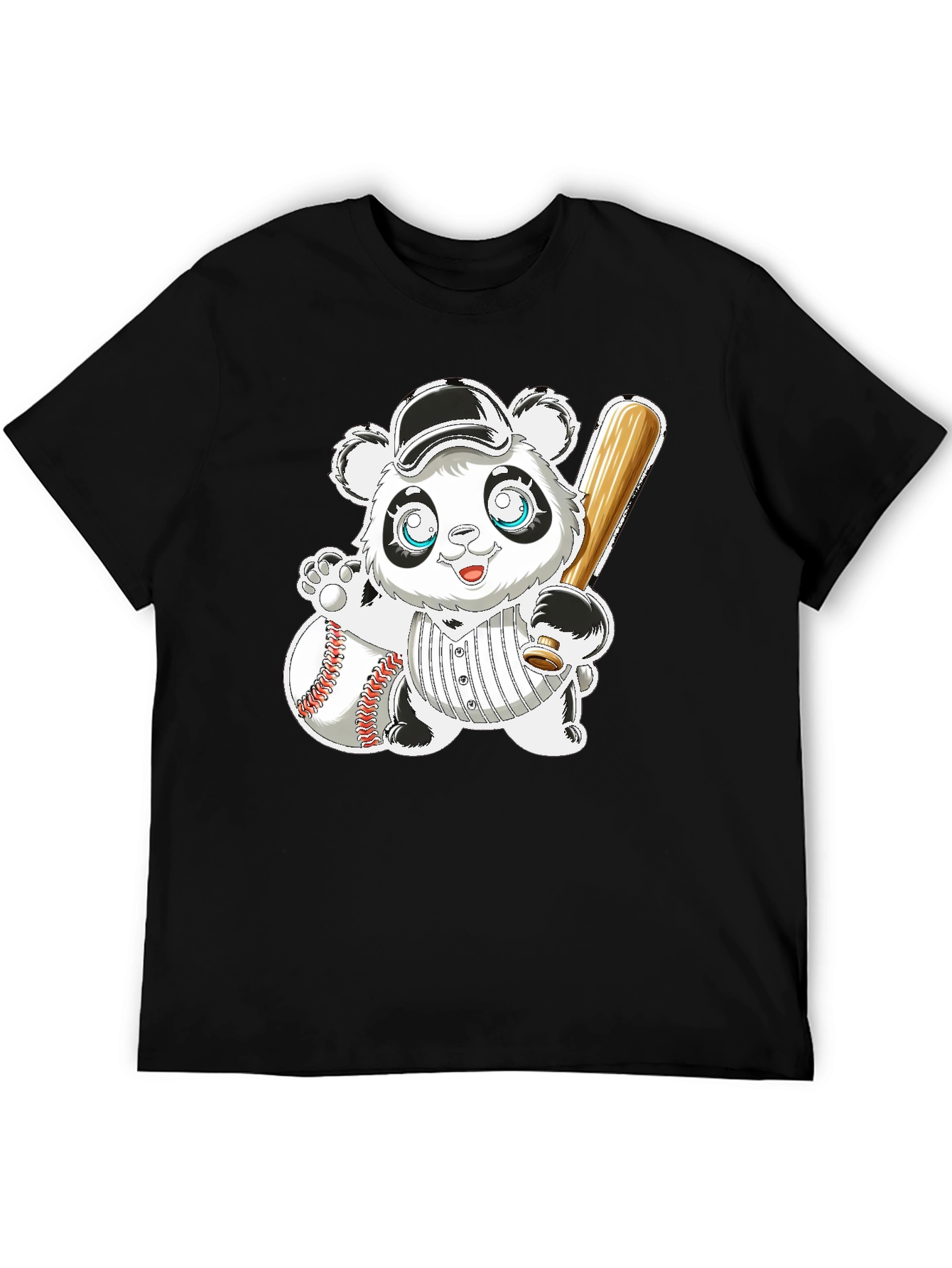 Baseball Panda Graphic Tee