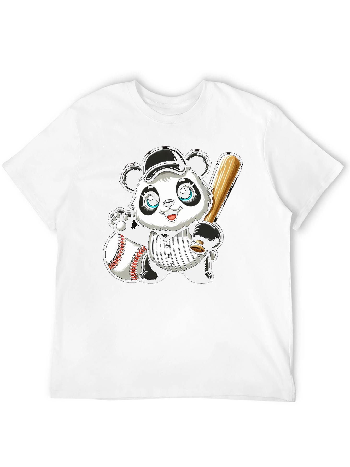 Baseball Panda Graphic Tee