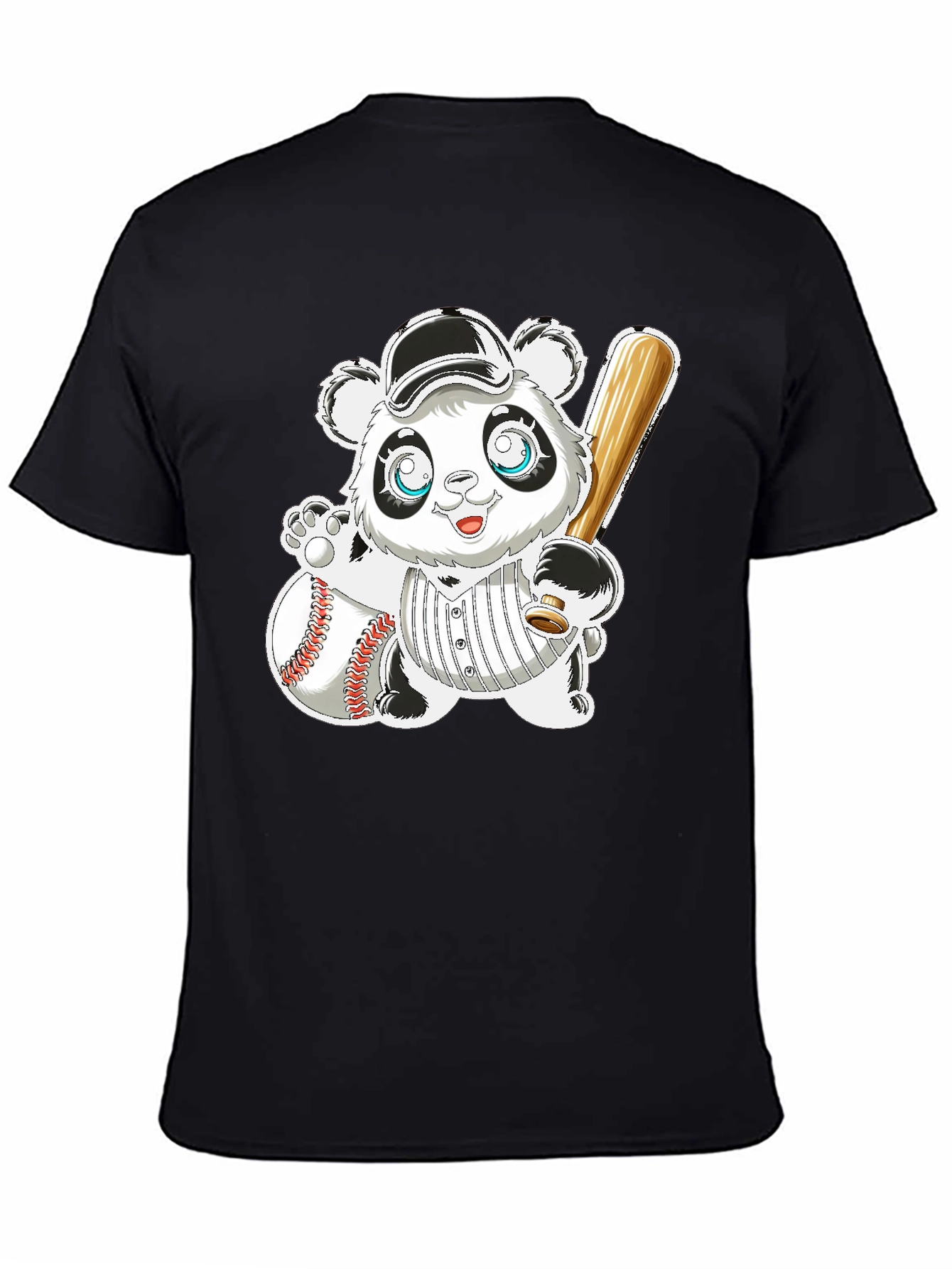 Baseball Panda Graphic Tee
