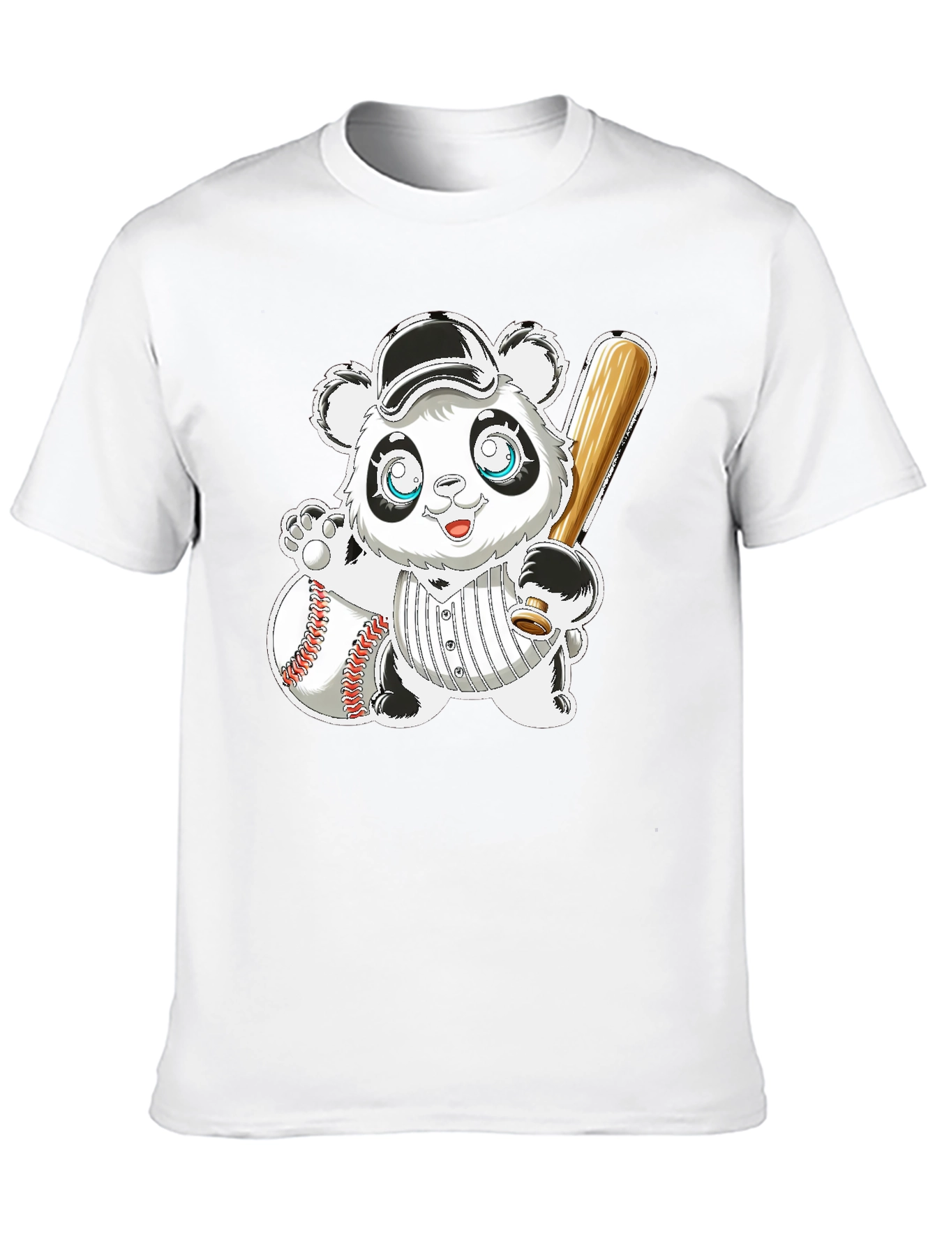 Baseball Panda Graphic Tee
