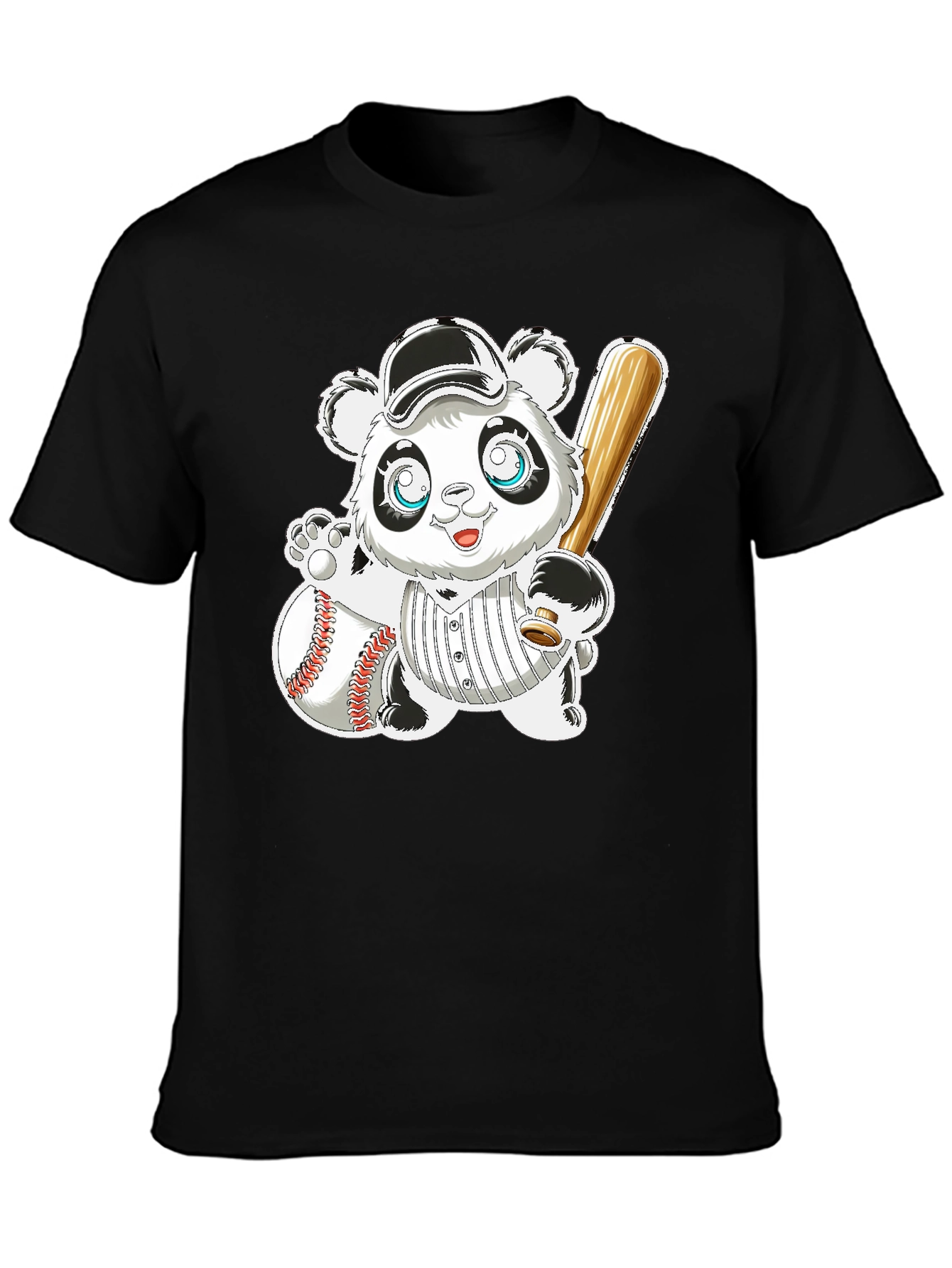 Baseball Panda Graphic Tee