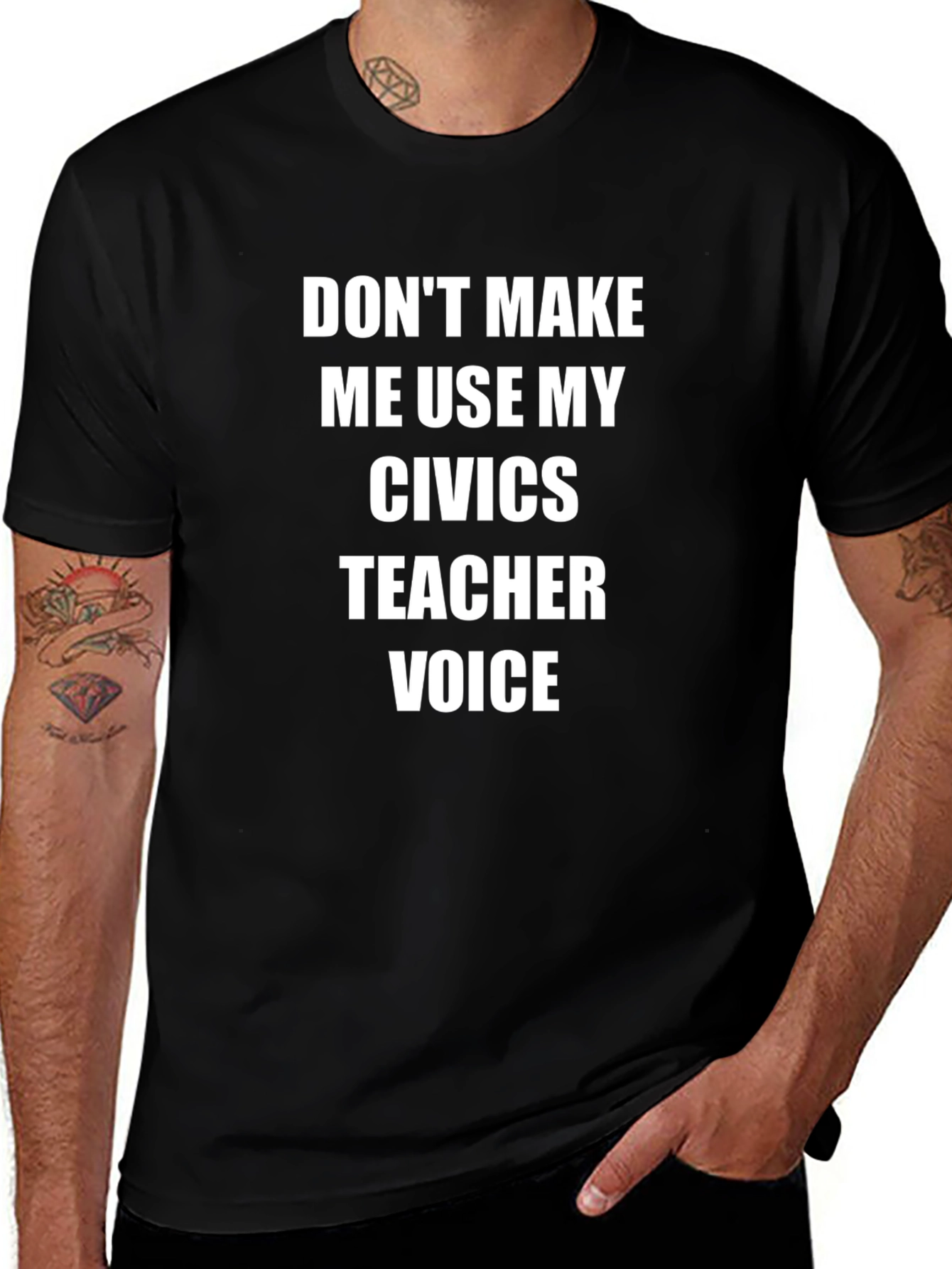 Civics Teacher Voice T-Shirt