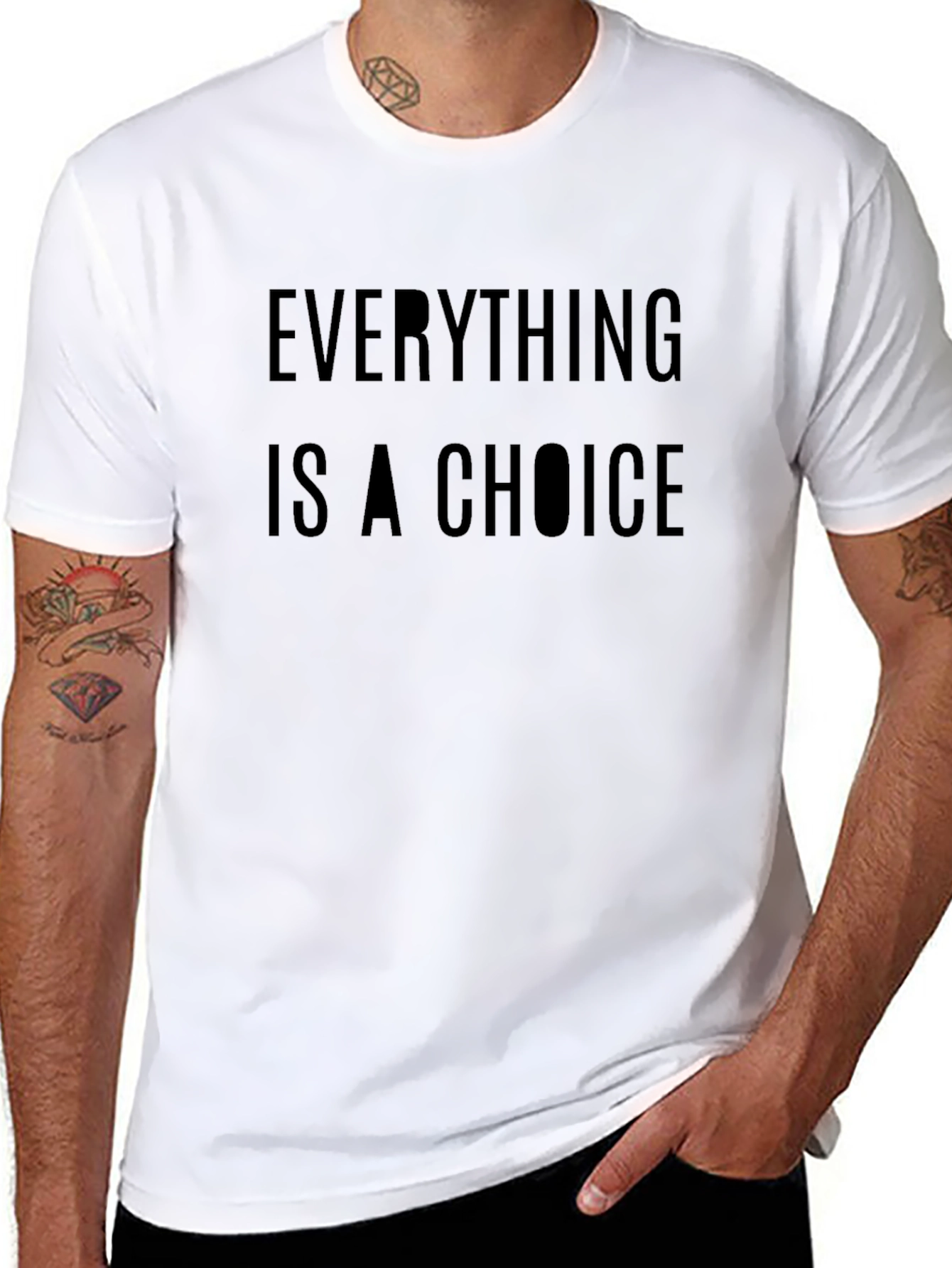 Everything Is A Choice Black T-Shirt