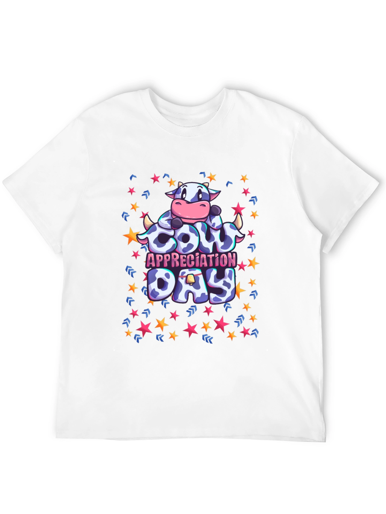 Cow Appreciation Day Black Graphic Tee