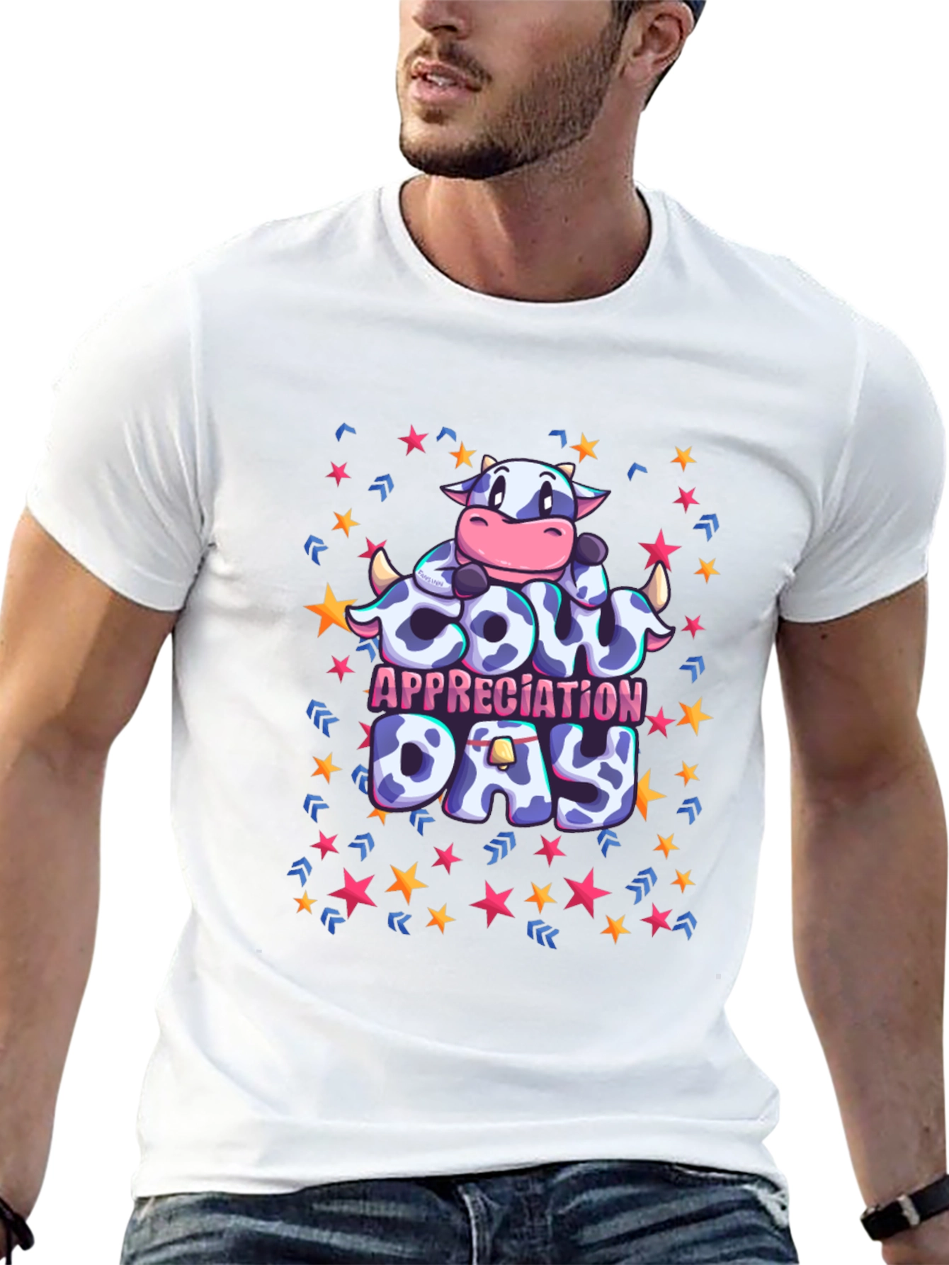 Cow Appreciation Day Black Graphic Tee