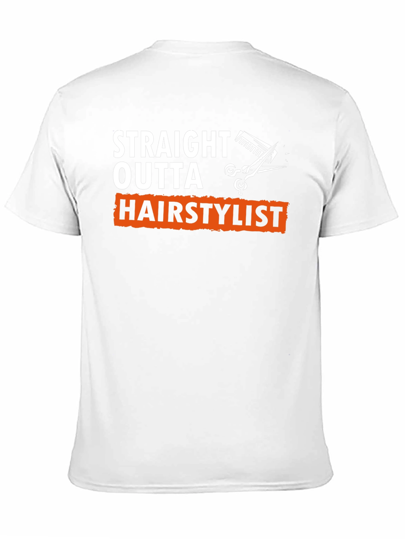 Straight Outta Hairstylist Graphic Tee - Black
