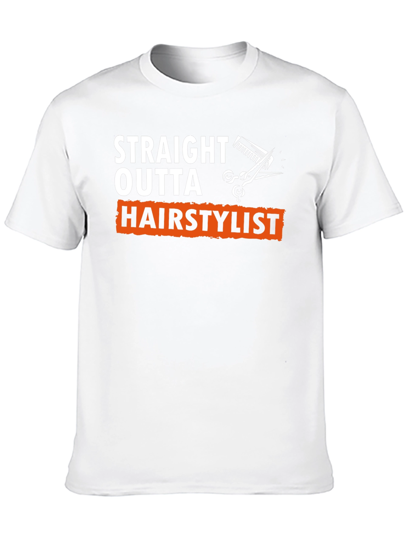 Straight Outta Hairstylist Graphic Tee - Black