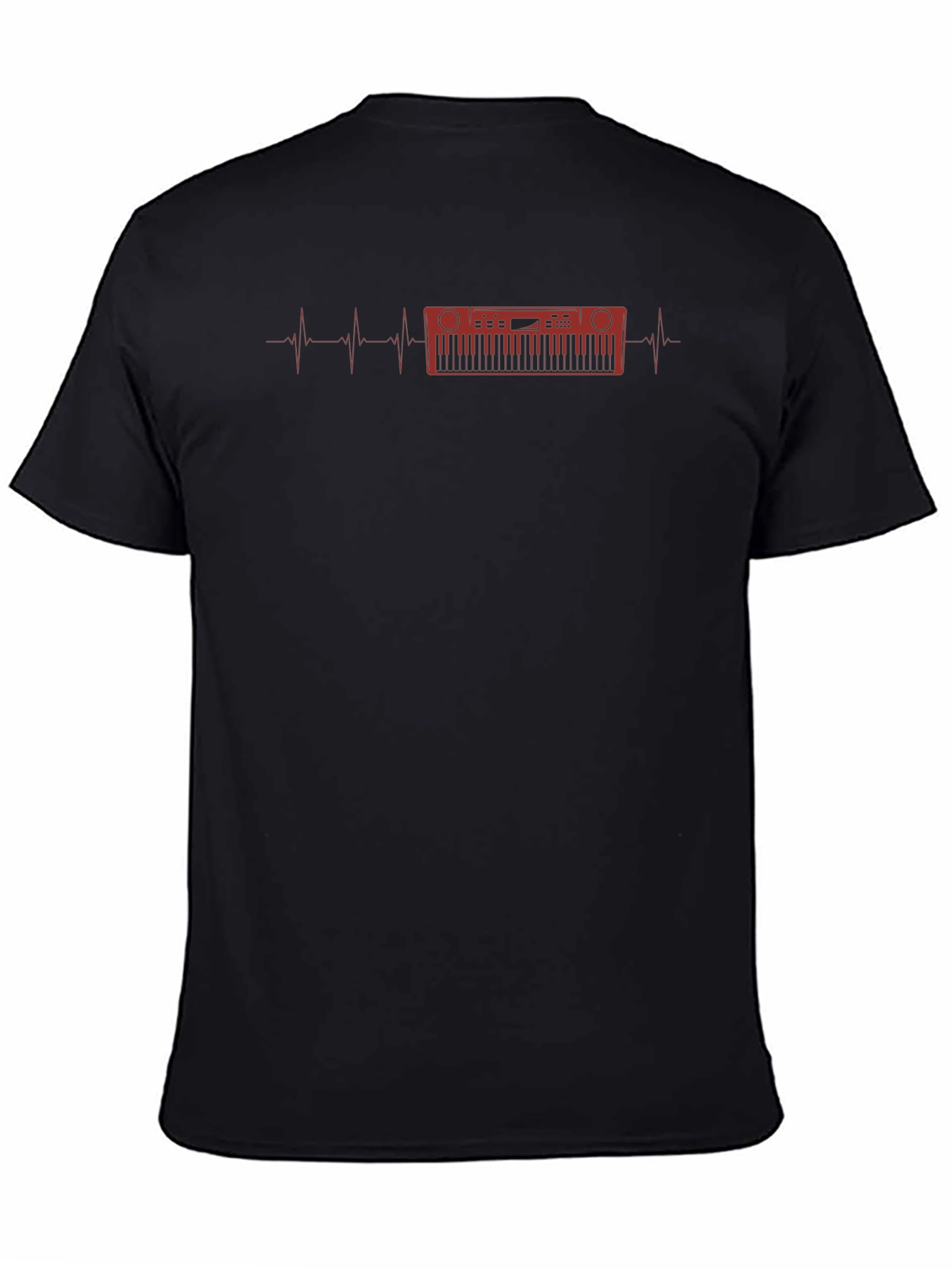 Keyboard Heartbeat Graphic T-Shirt