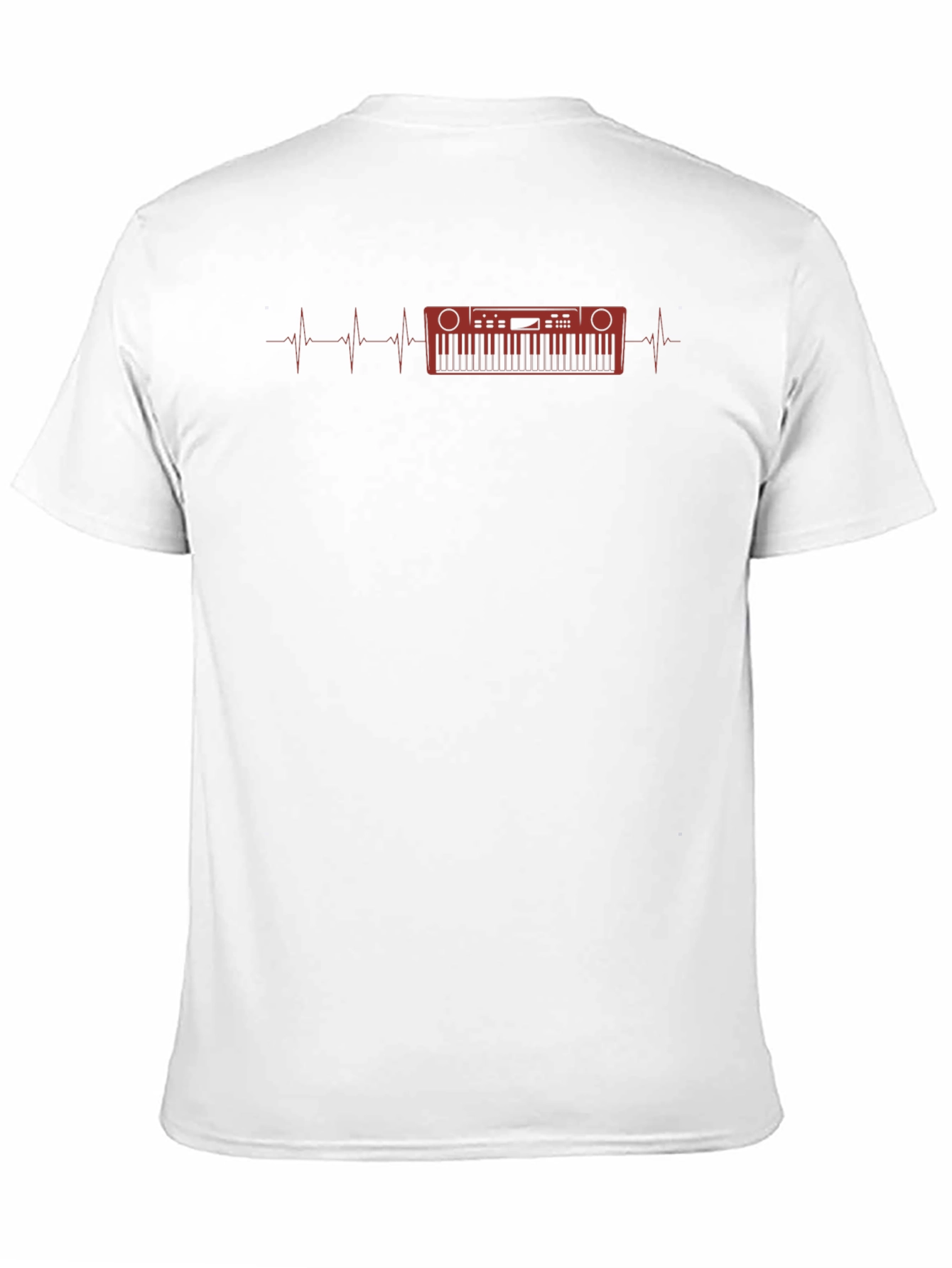 Keyboard Heartbeat Graphic T-Shirt