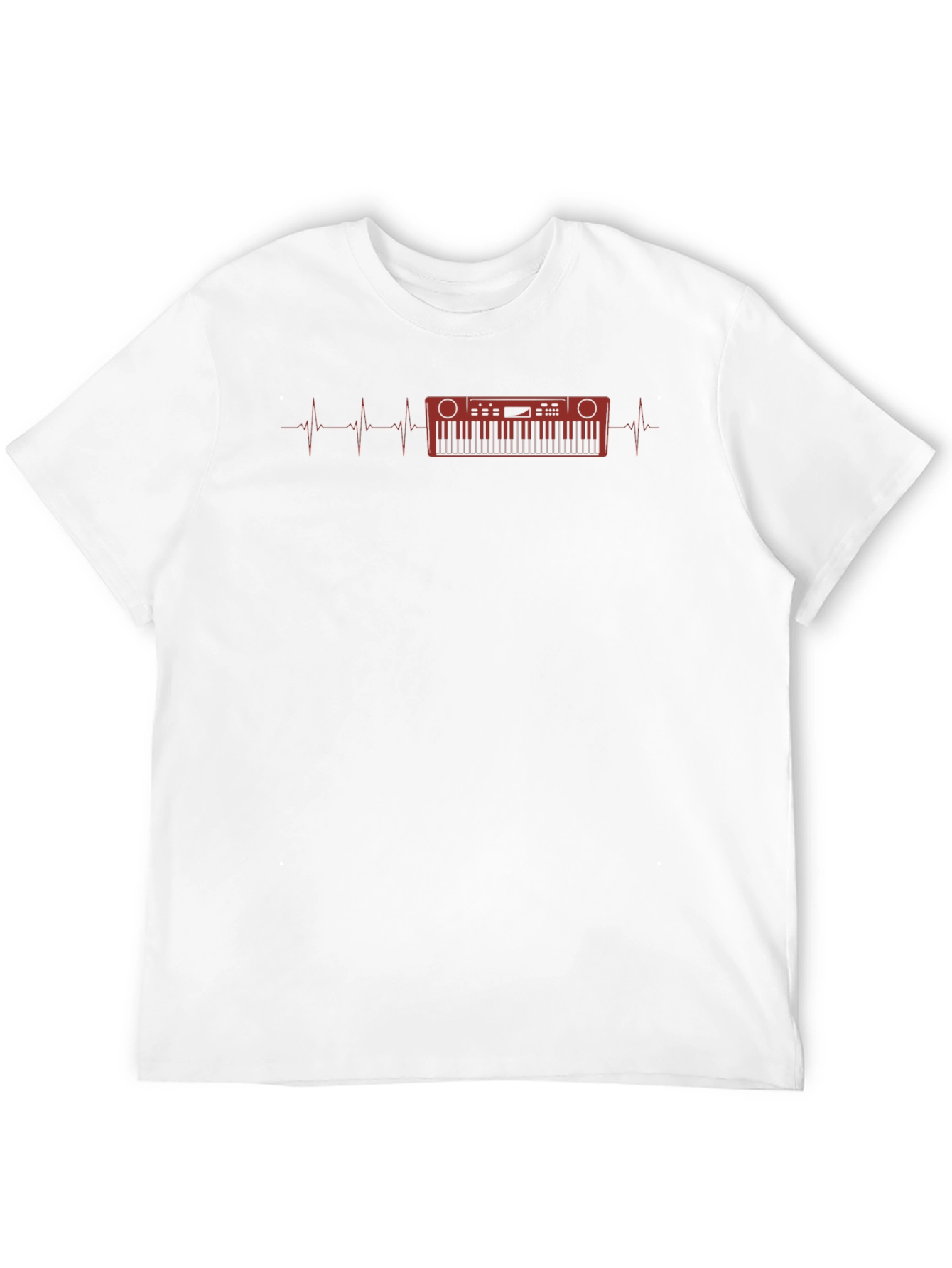 Keyboard Heartbeat Graphic T-Shirt