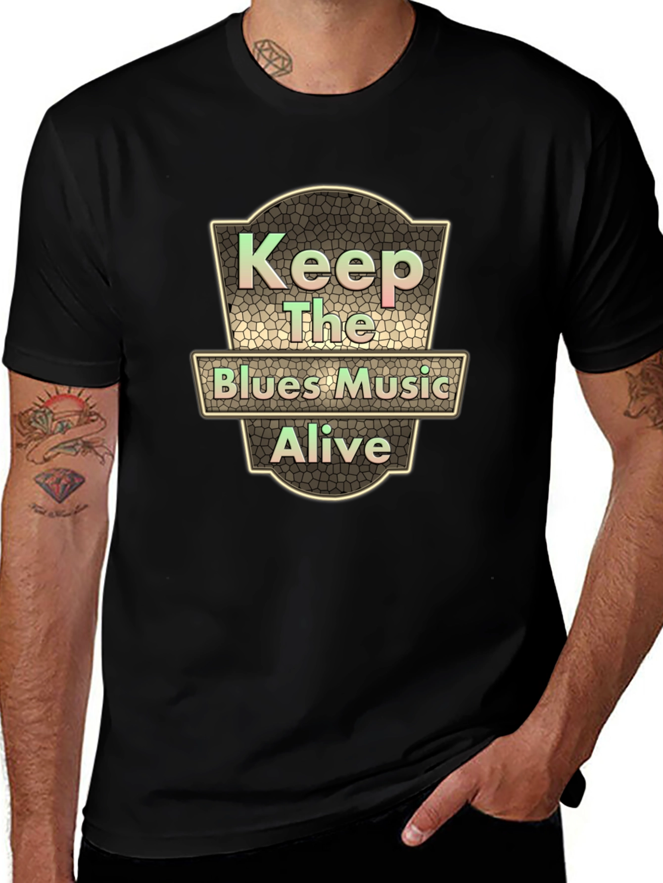Keep the Blues Music Alive Graphic Tee
