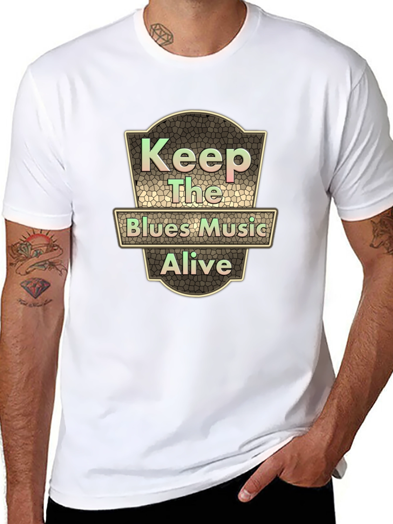 Keep the Blues Music Alive Graphic Tee
