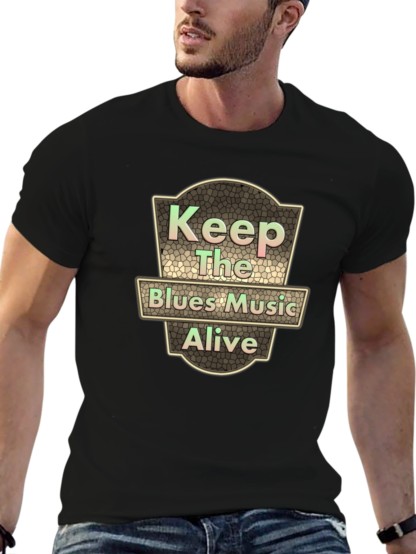 Keep the Blues Music Alive Graphic Tee