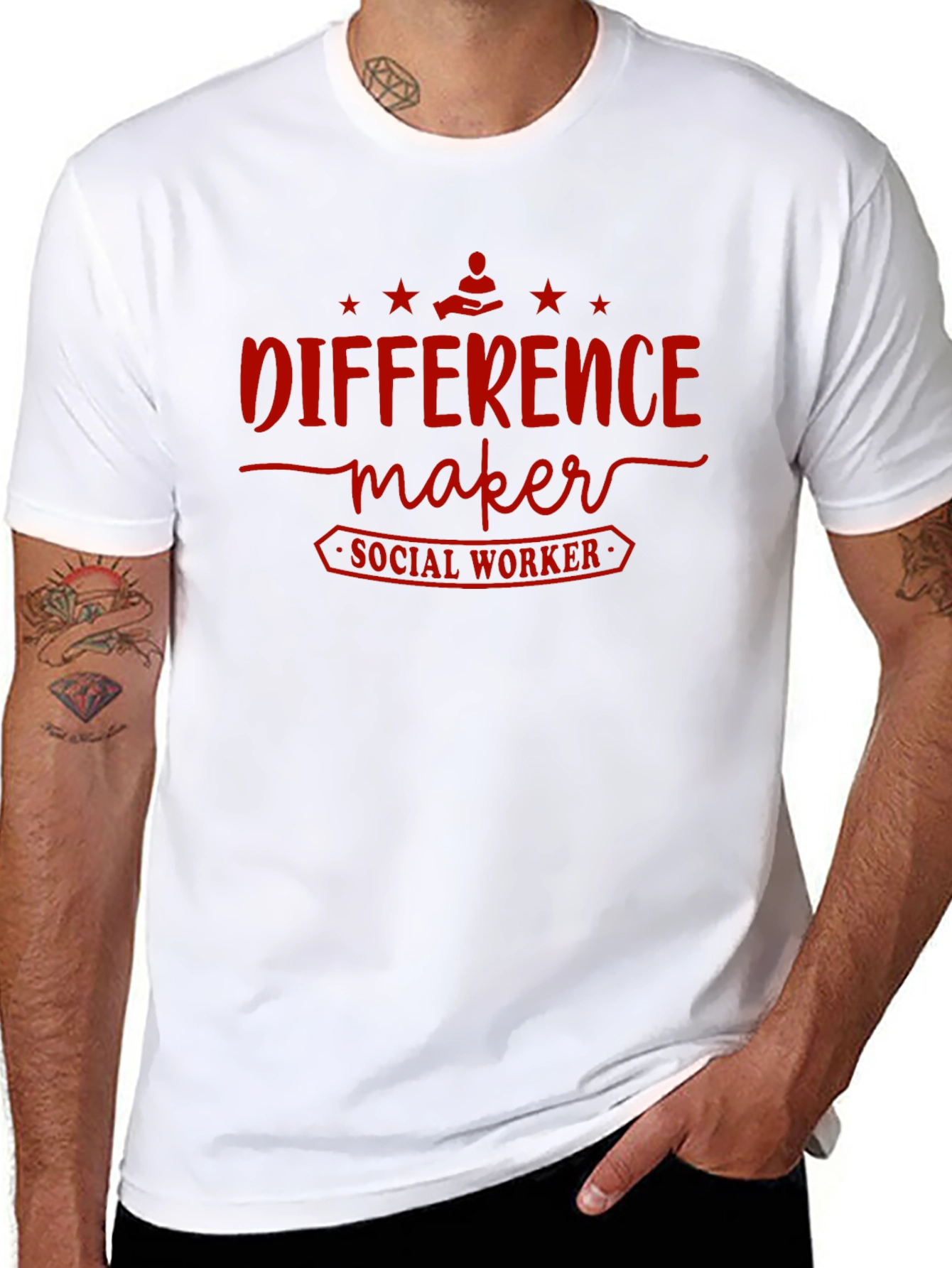 Difference Maker Social Worker T-Shirt