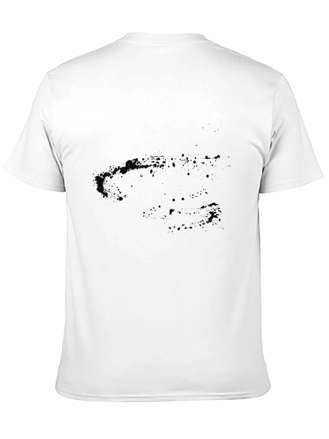 Abstract Galaxy Black Graphic Tee