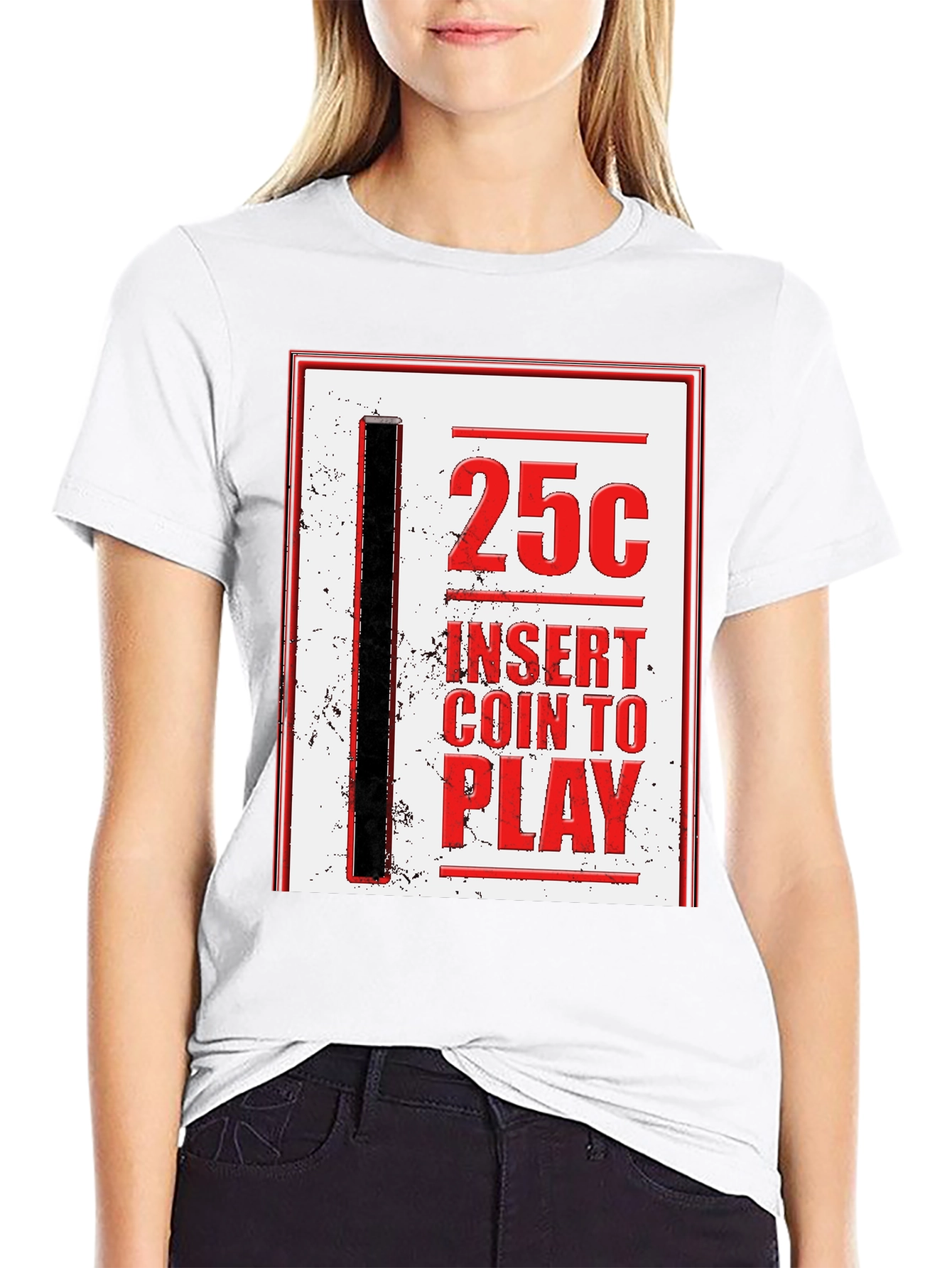 25 Cent Insert Coin to Play Graphic Tee