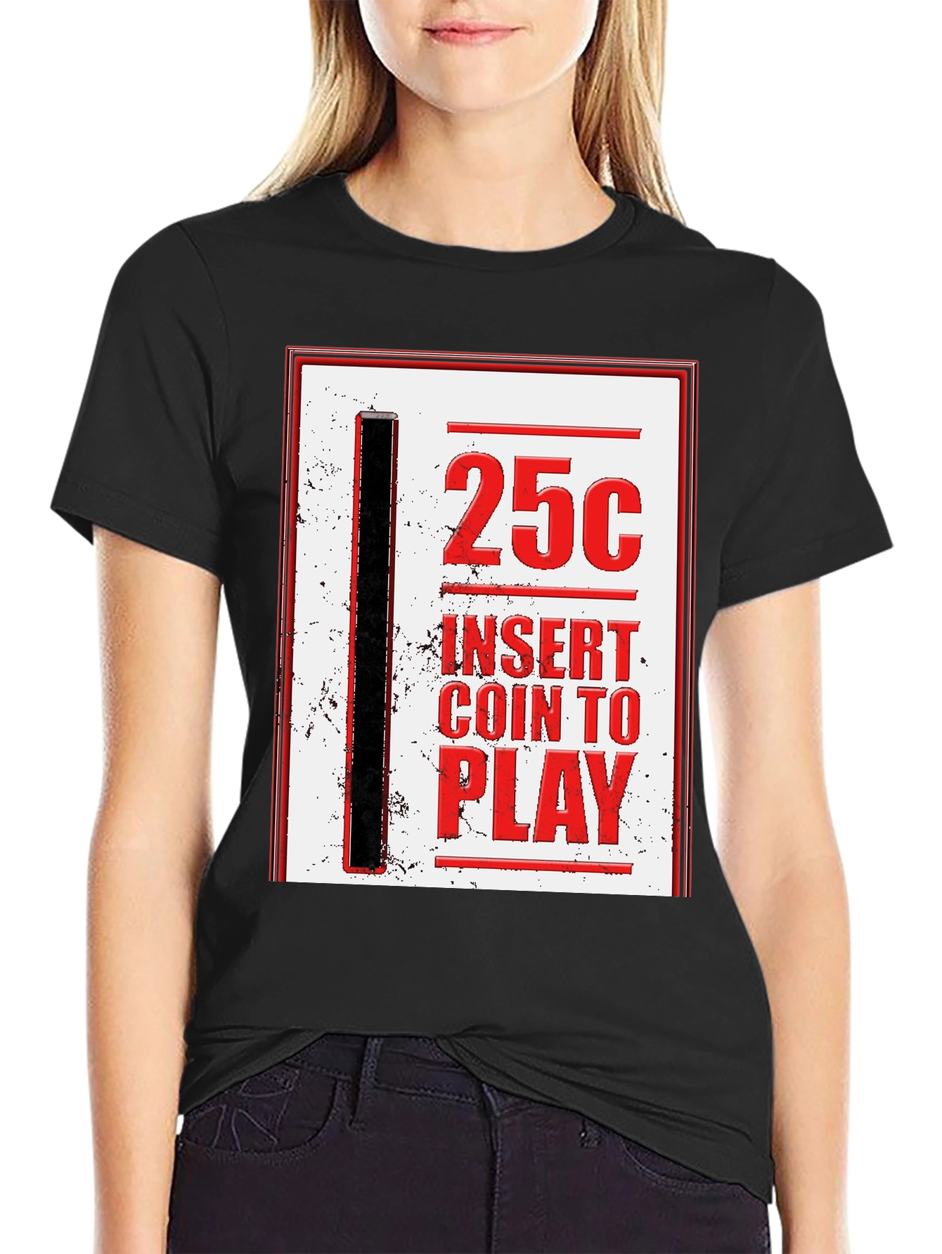 25 Cent Insert Coin to Play Graphic Tee