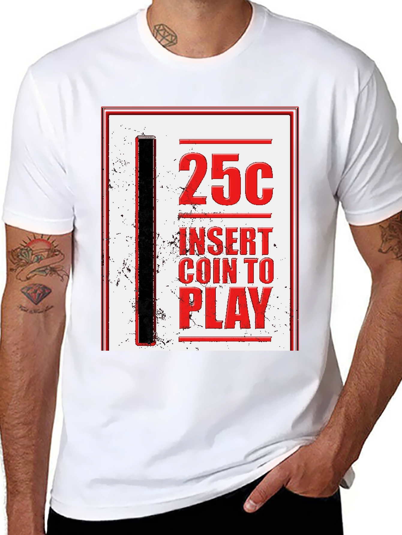 25 Cent Insert Coin to Play Graphic Tee