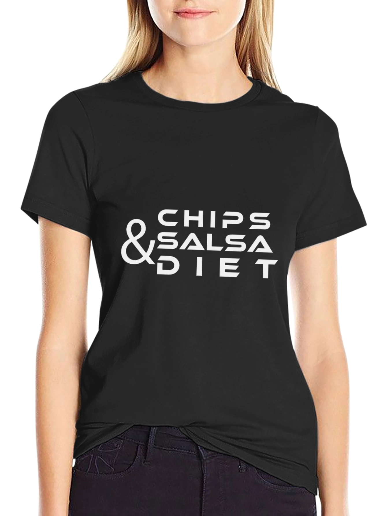 Chips and Salsa Diet T-Shirt - Funny Foodie Tee