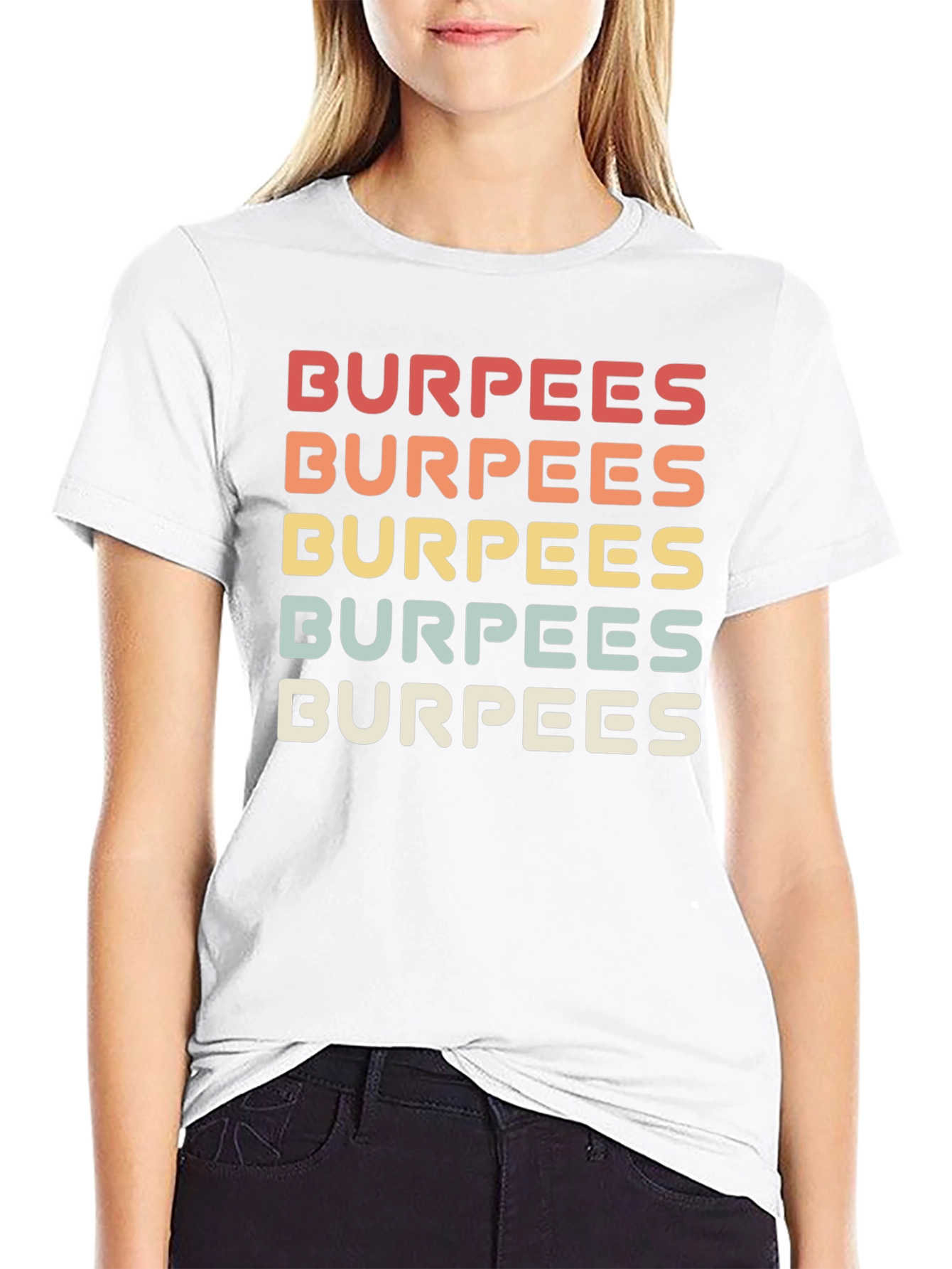 Retro Burpees Graphic Tee