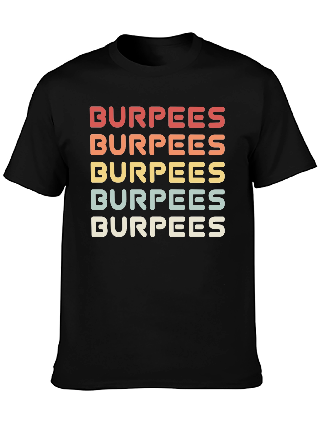 Retro Burpees Graphic Tee