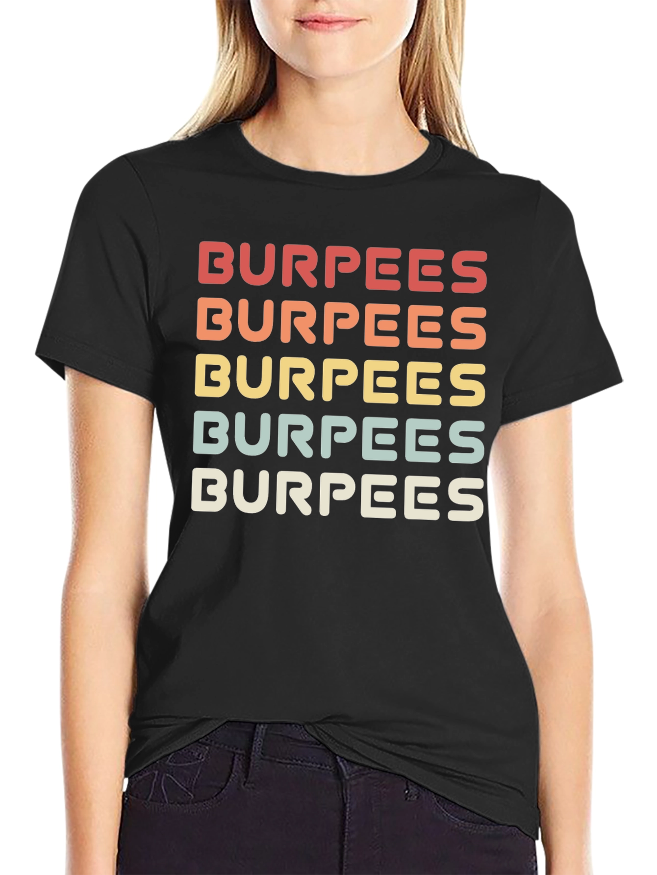 Retro Burpees Graphic Tee