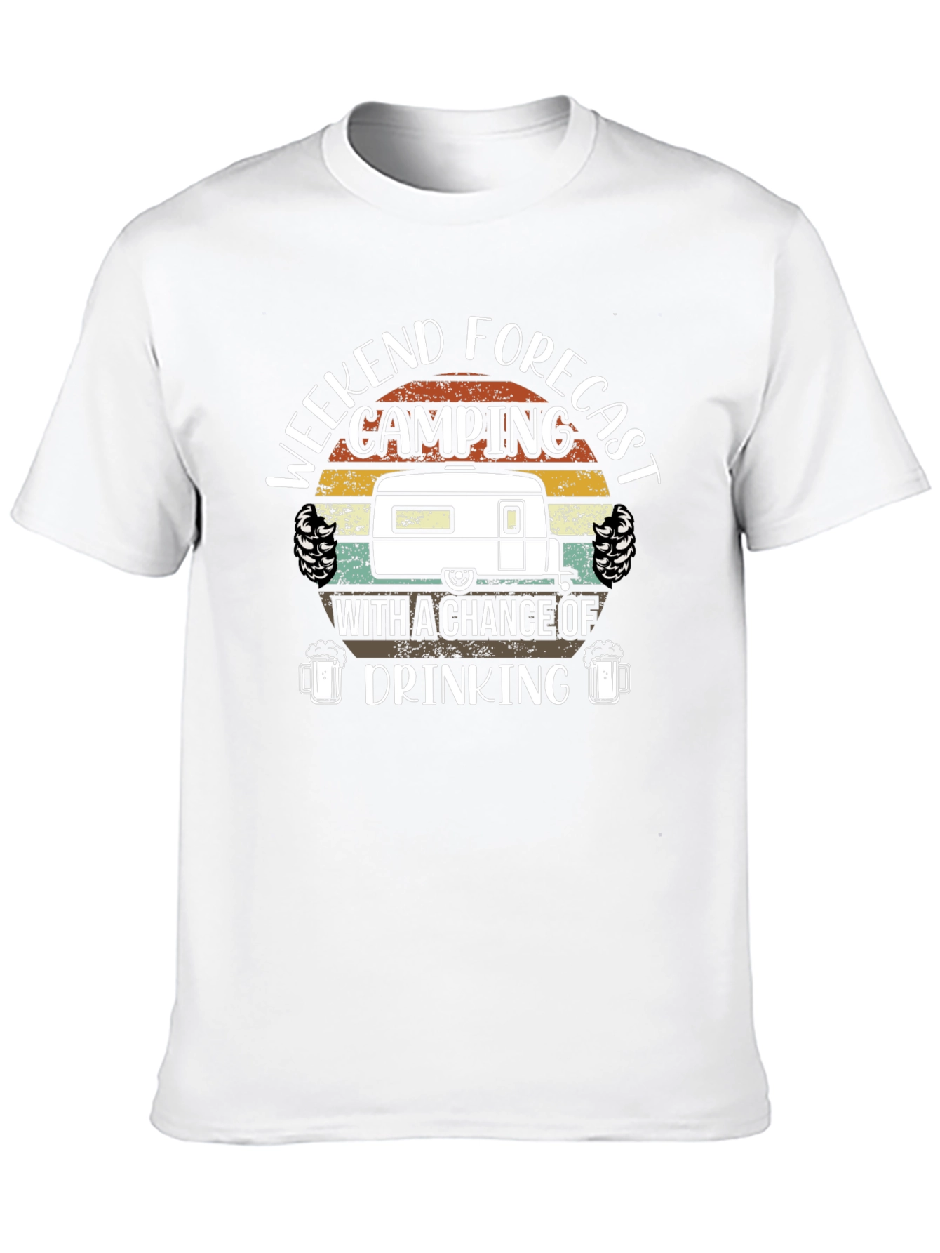 Weekend Forecast Camping & Drinking T-Shirt
