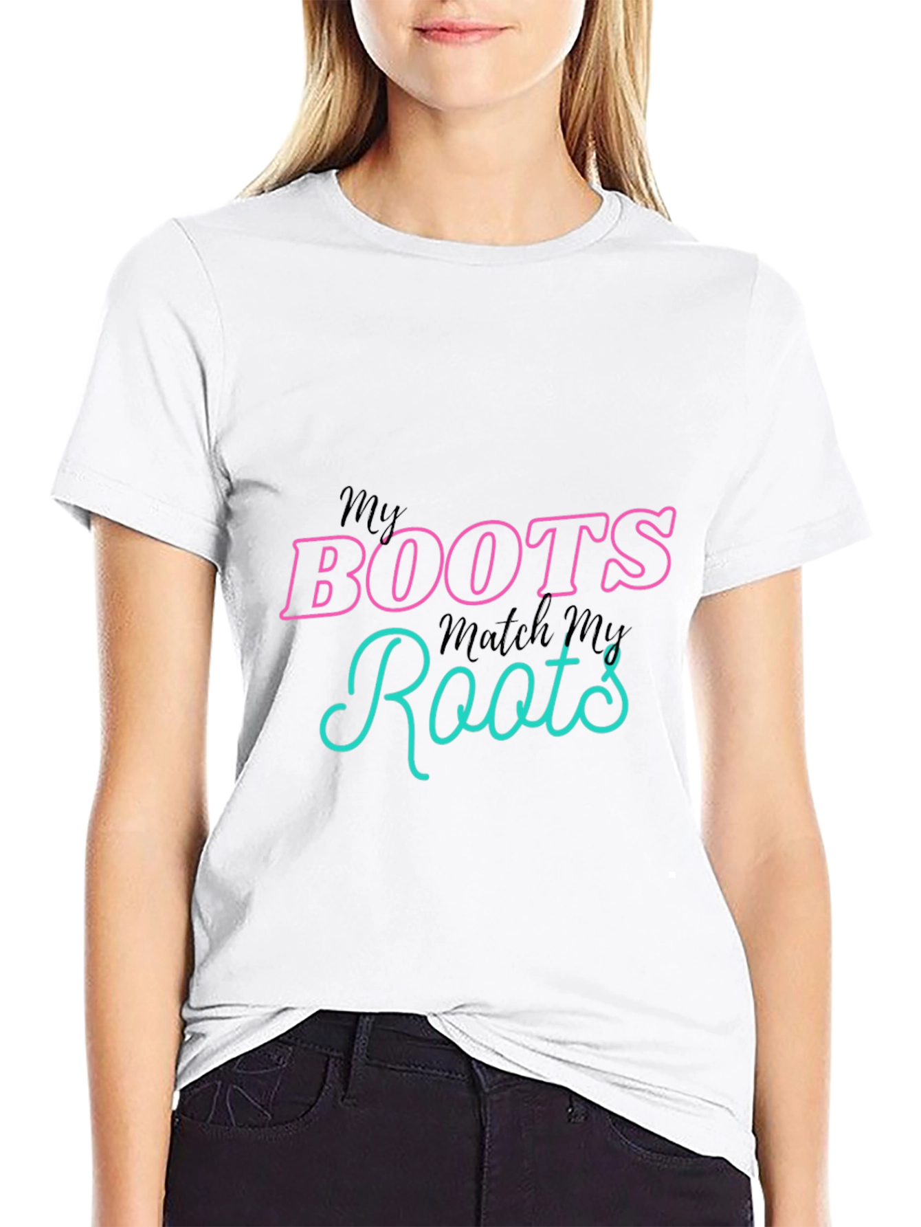 Boots and Roots Graphic Tee - Trendy T-Shirt