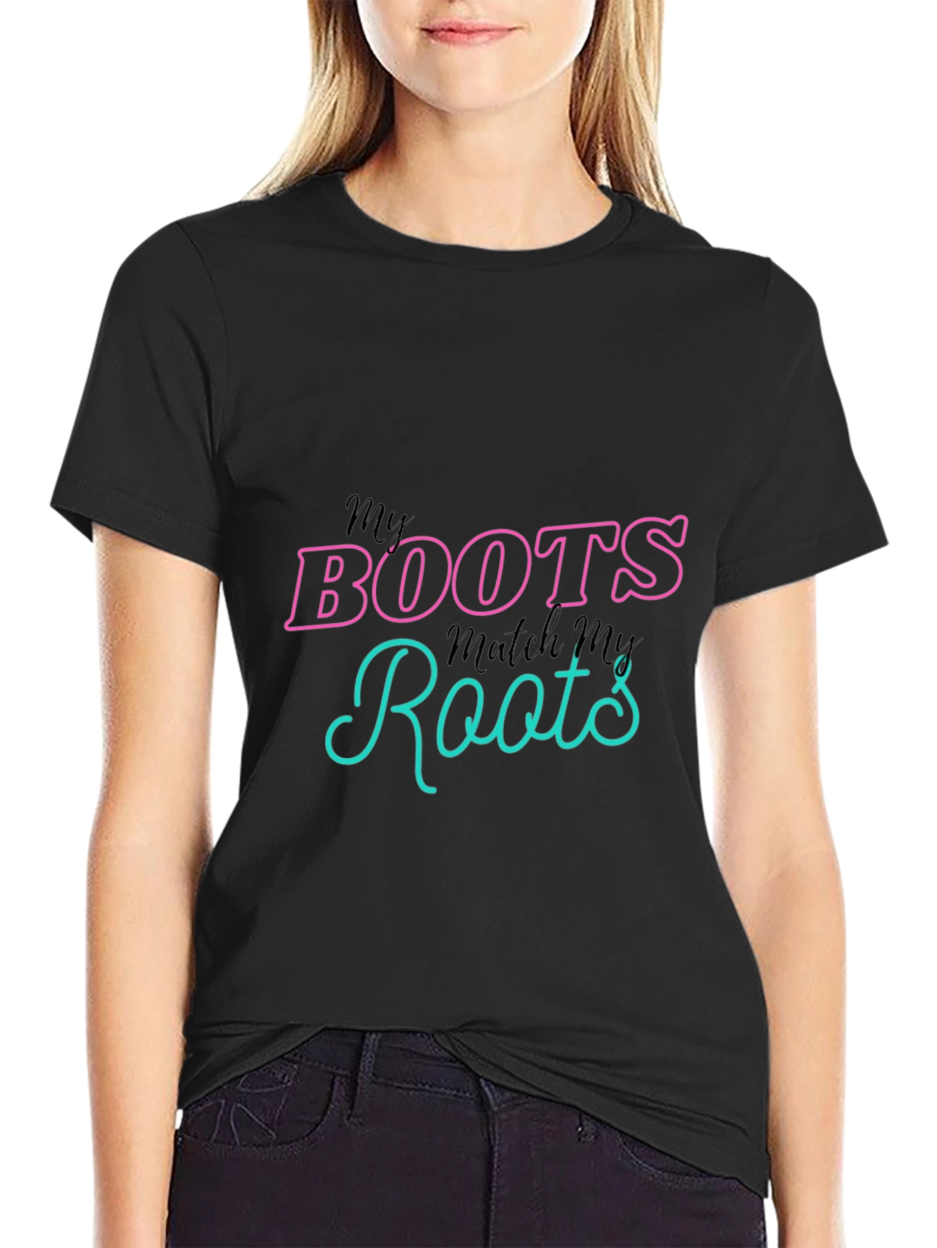 Boots and Roots Graphic Tee - Trendy T-Shirt