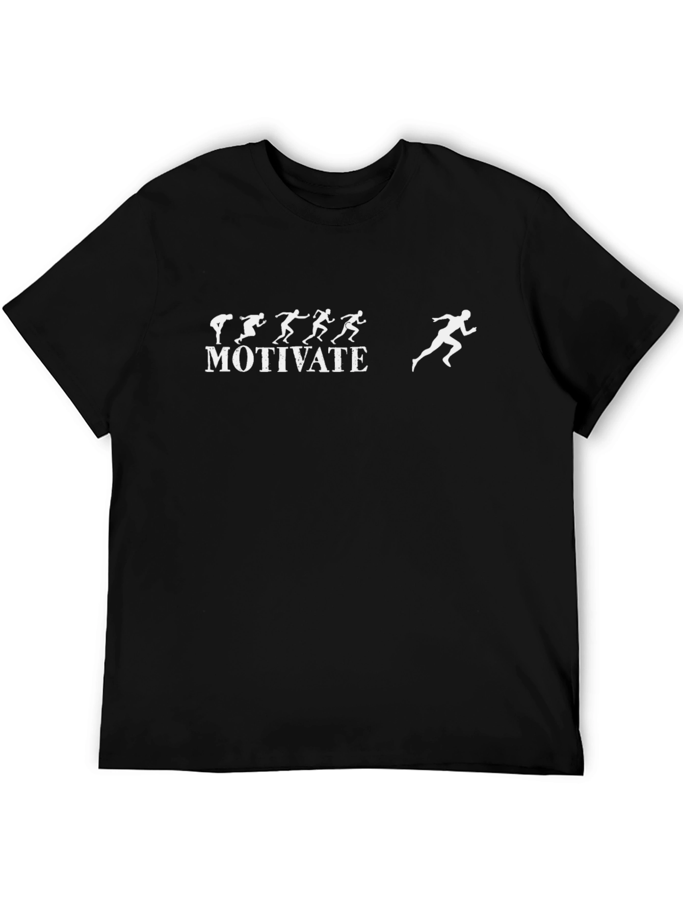Motivate Running Black T-Shirt