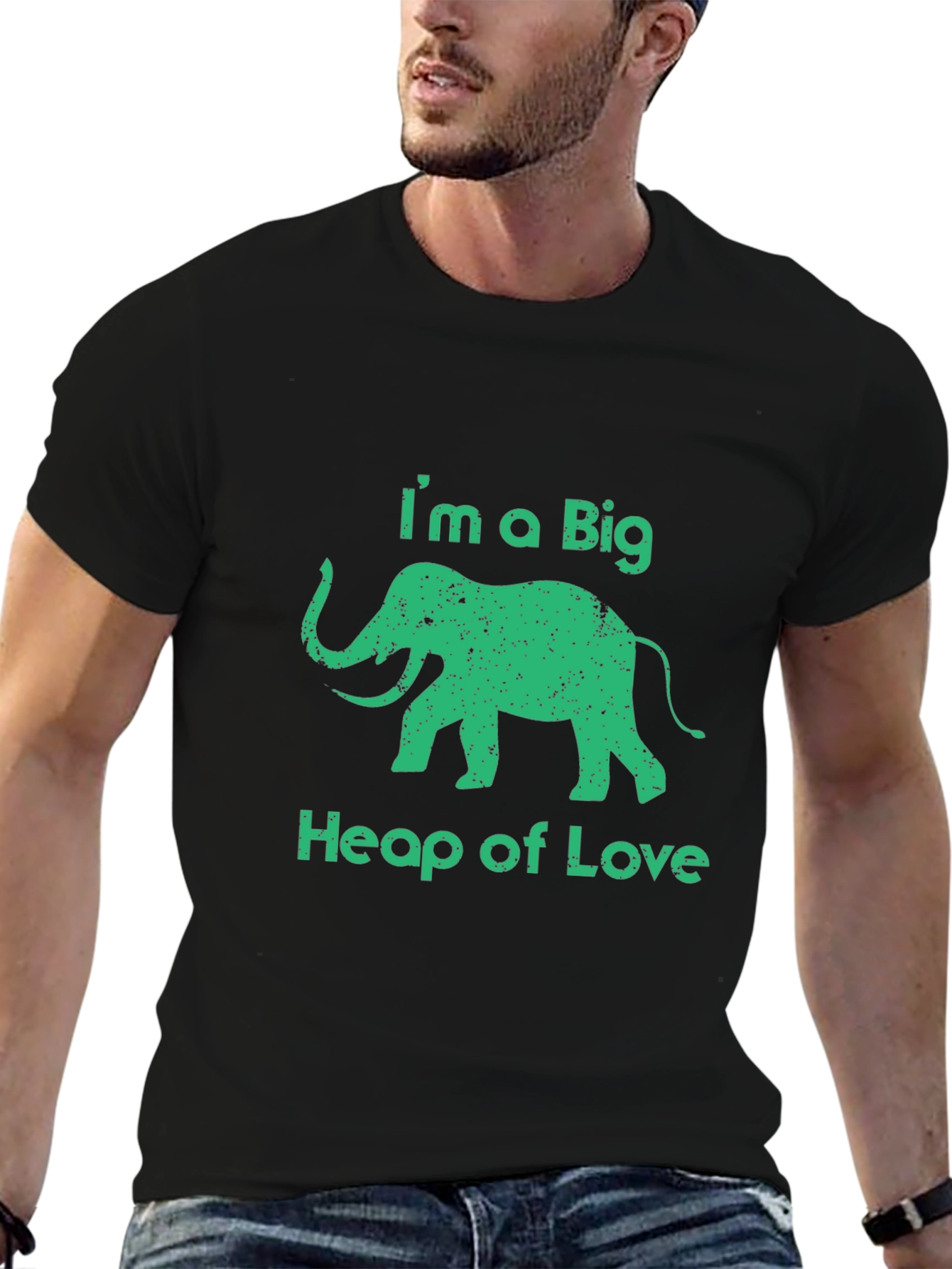 Im A Big Heap Of Love Elephant Graphic Tee