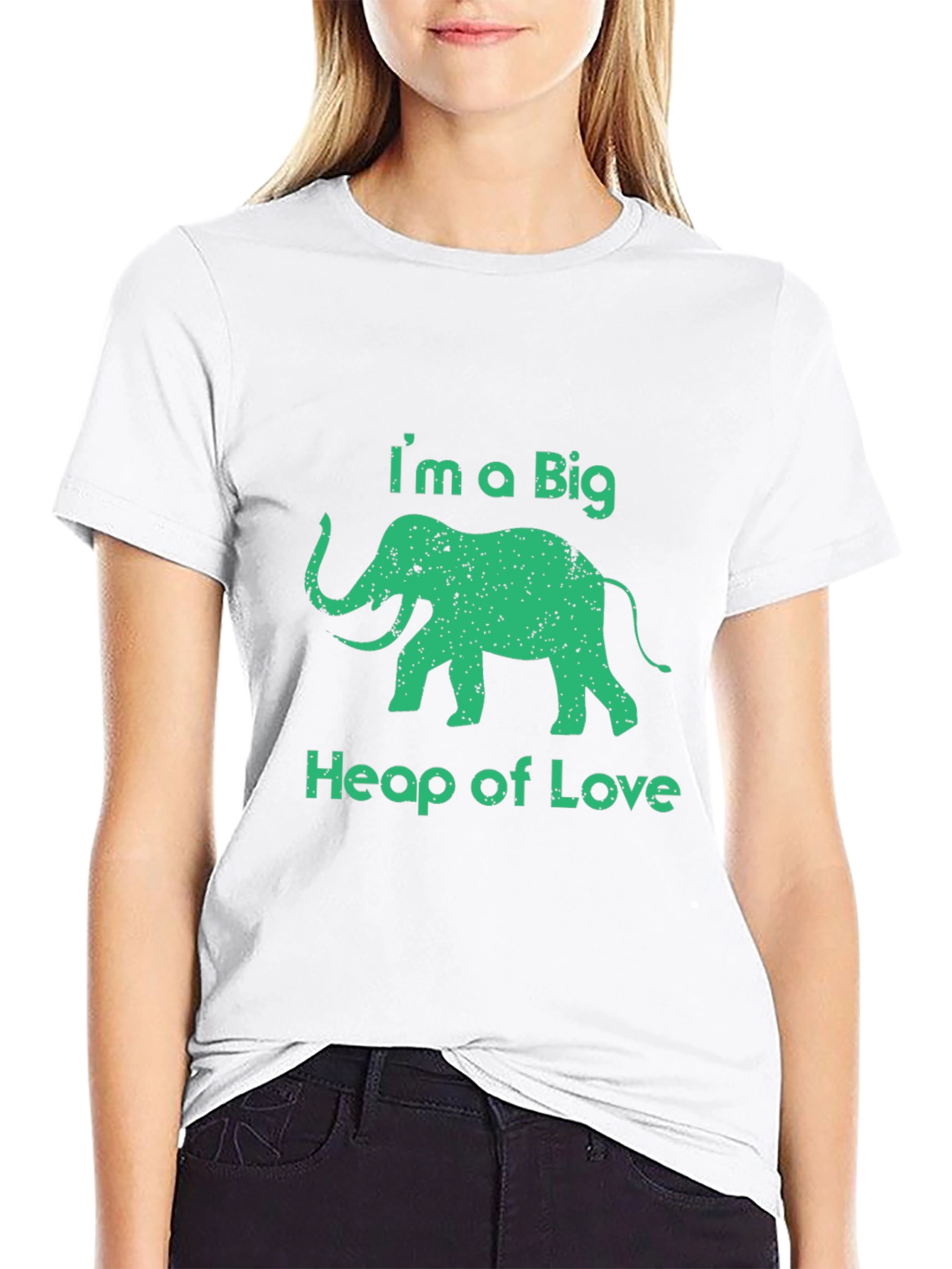 Im A Big Heap Of Love Elephant Graphic Tee