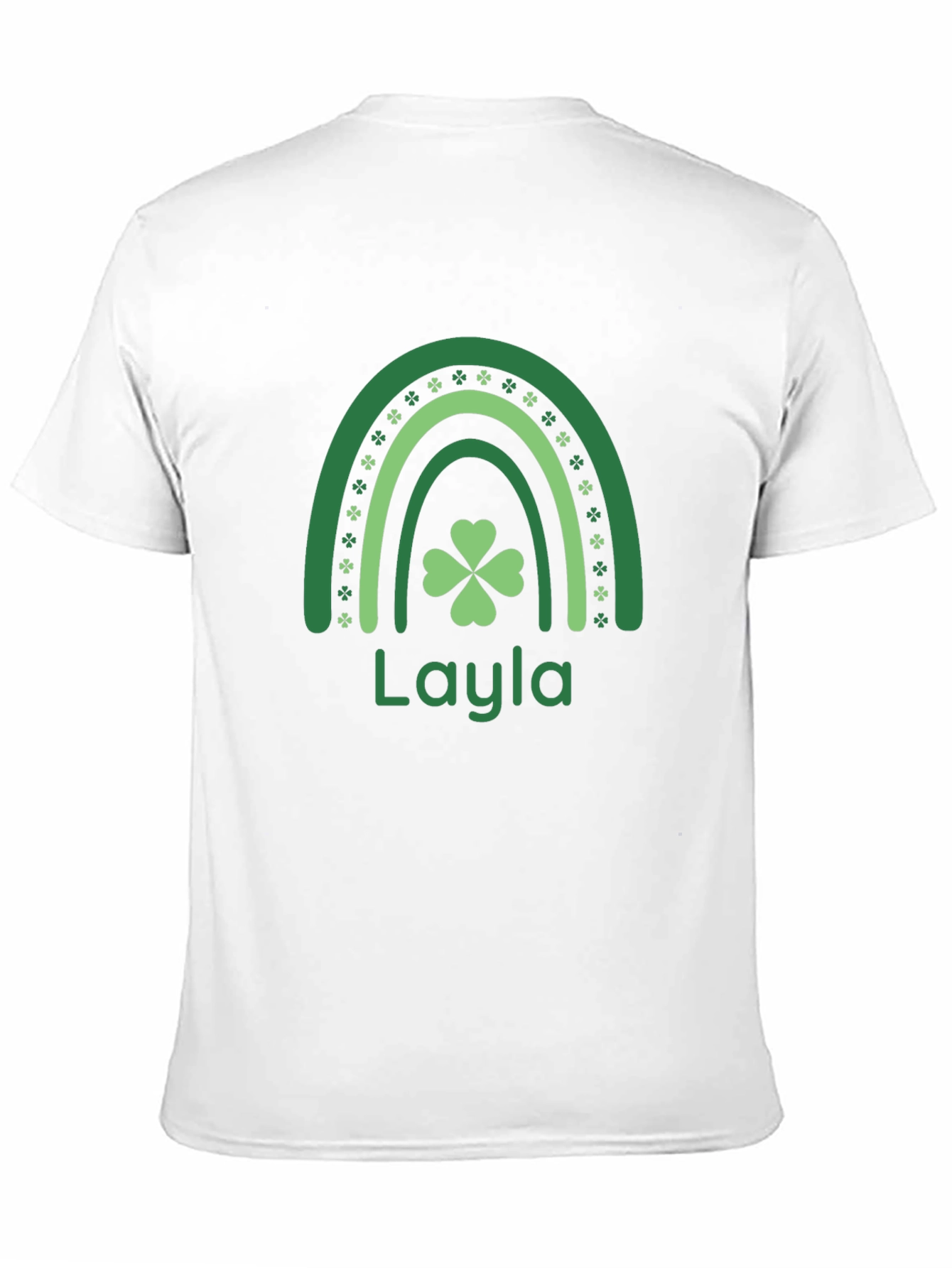 Layla Shamrock Rainbow T-Shirt - St. Patricks Day
