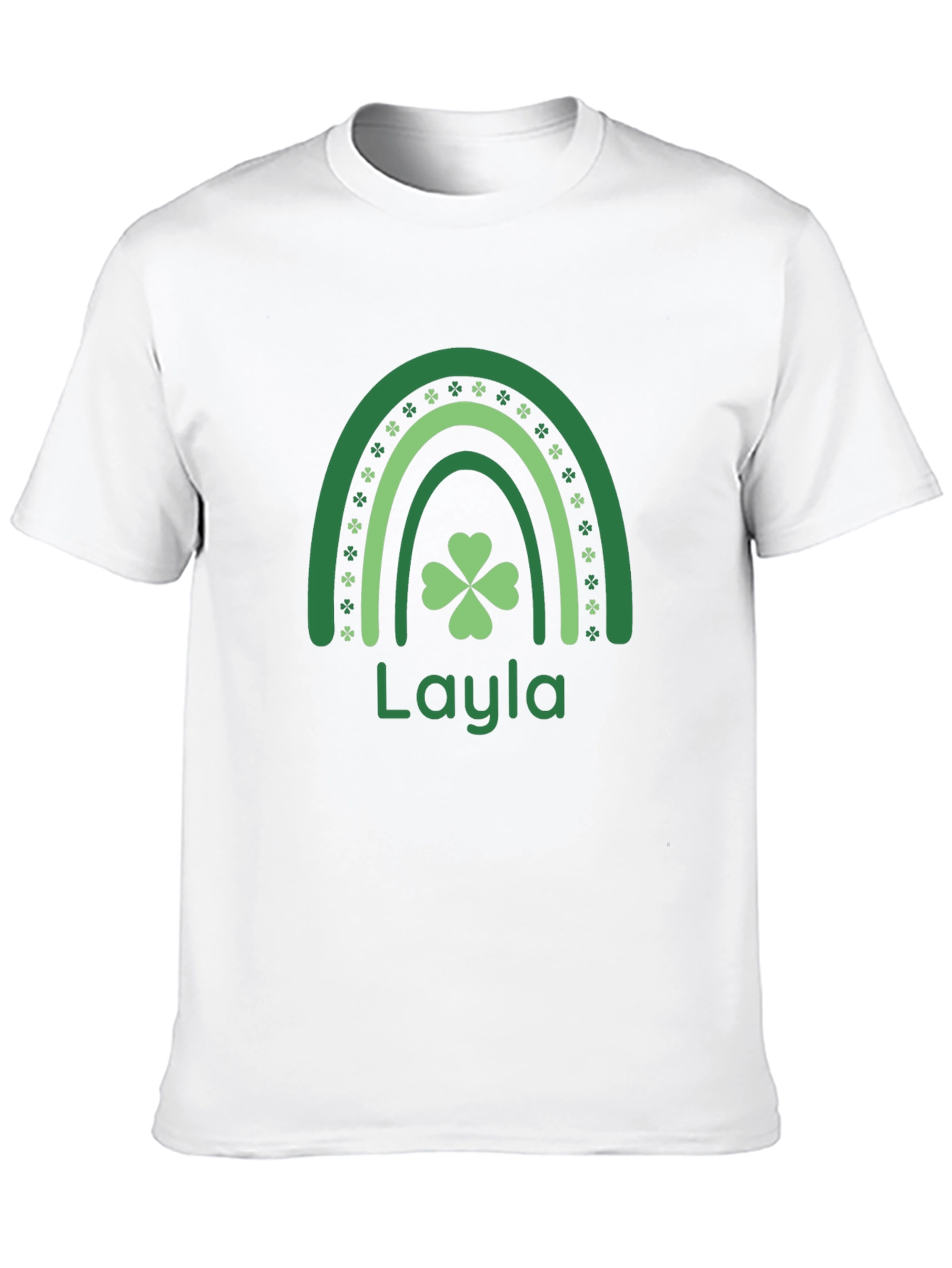 Layla Shamrock Rainbow T-Shirt - St. Patricks Day