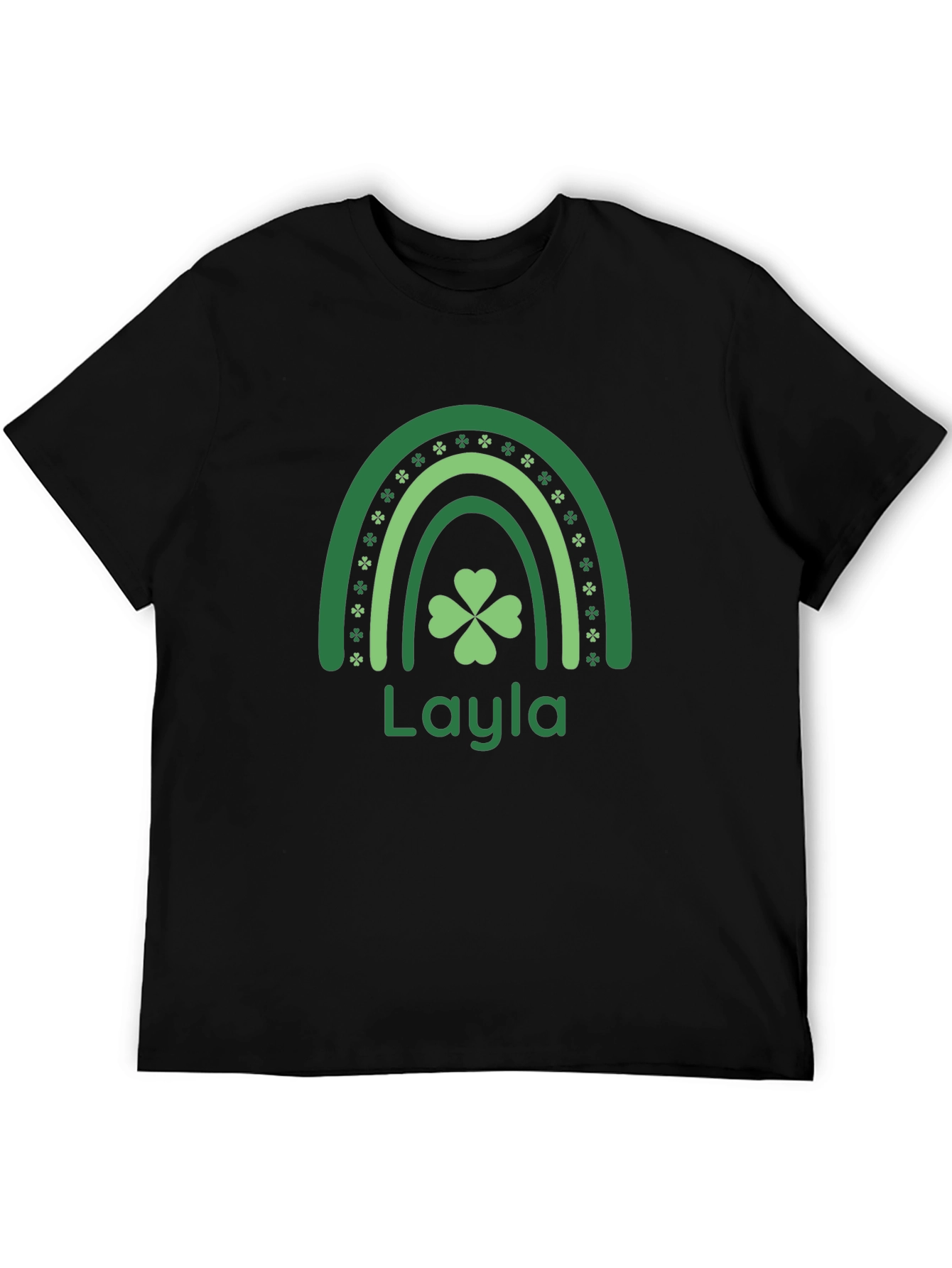Layla Shamrock Rainbow T-Shirt - St. Patricks Day