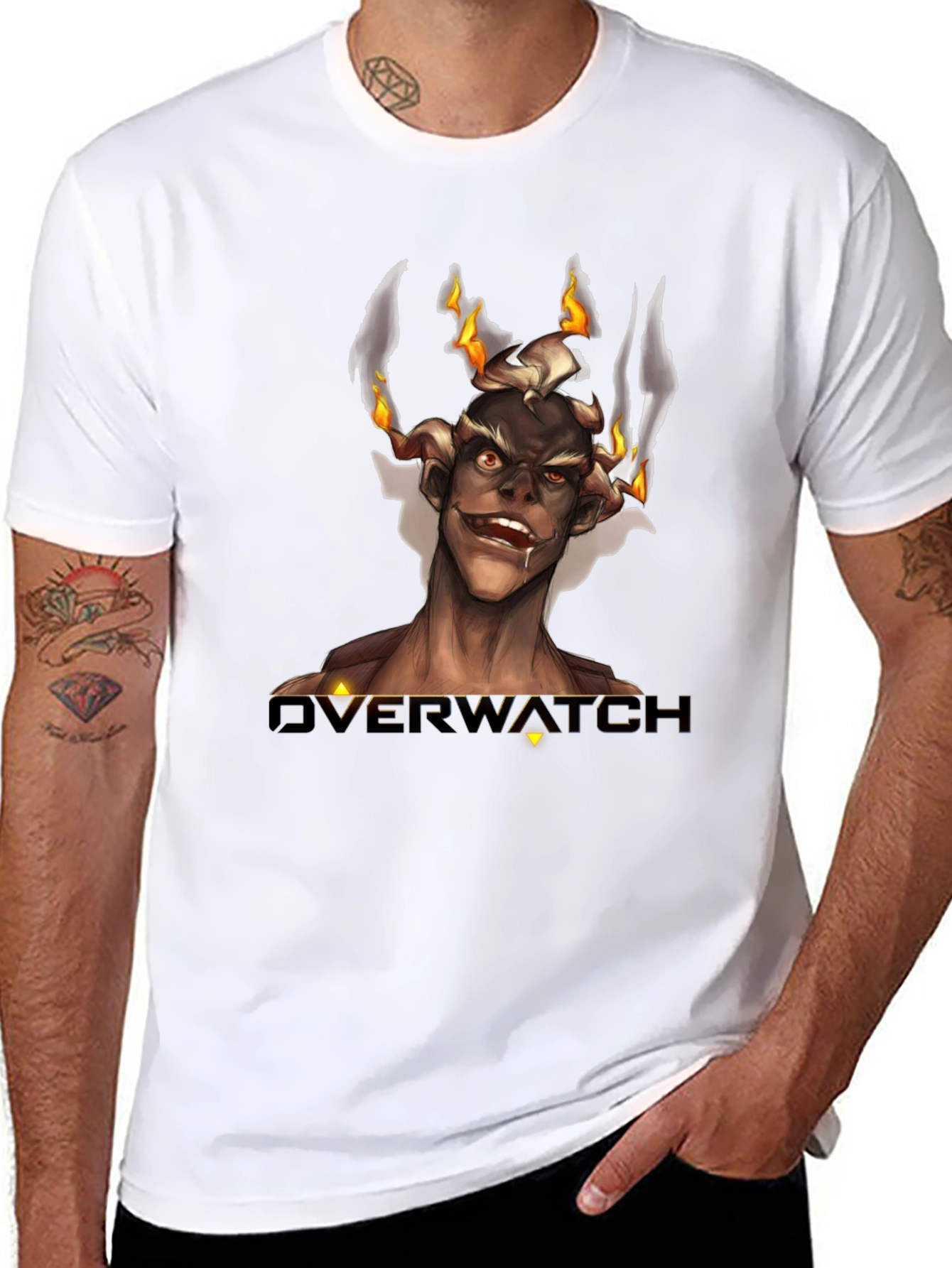Overwatch Junkrat T-Shirt - Black Graphic Tee