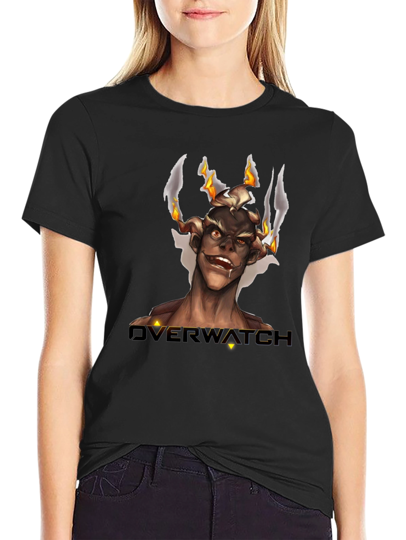 Overwatch Junkrat T-Shirt - Black Graphic Tee