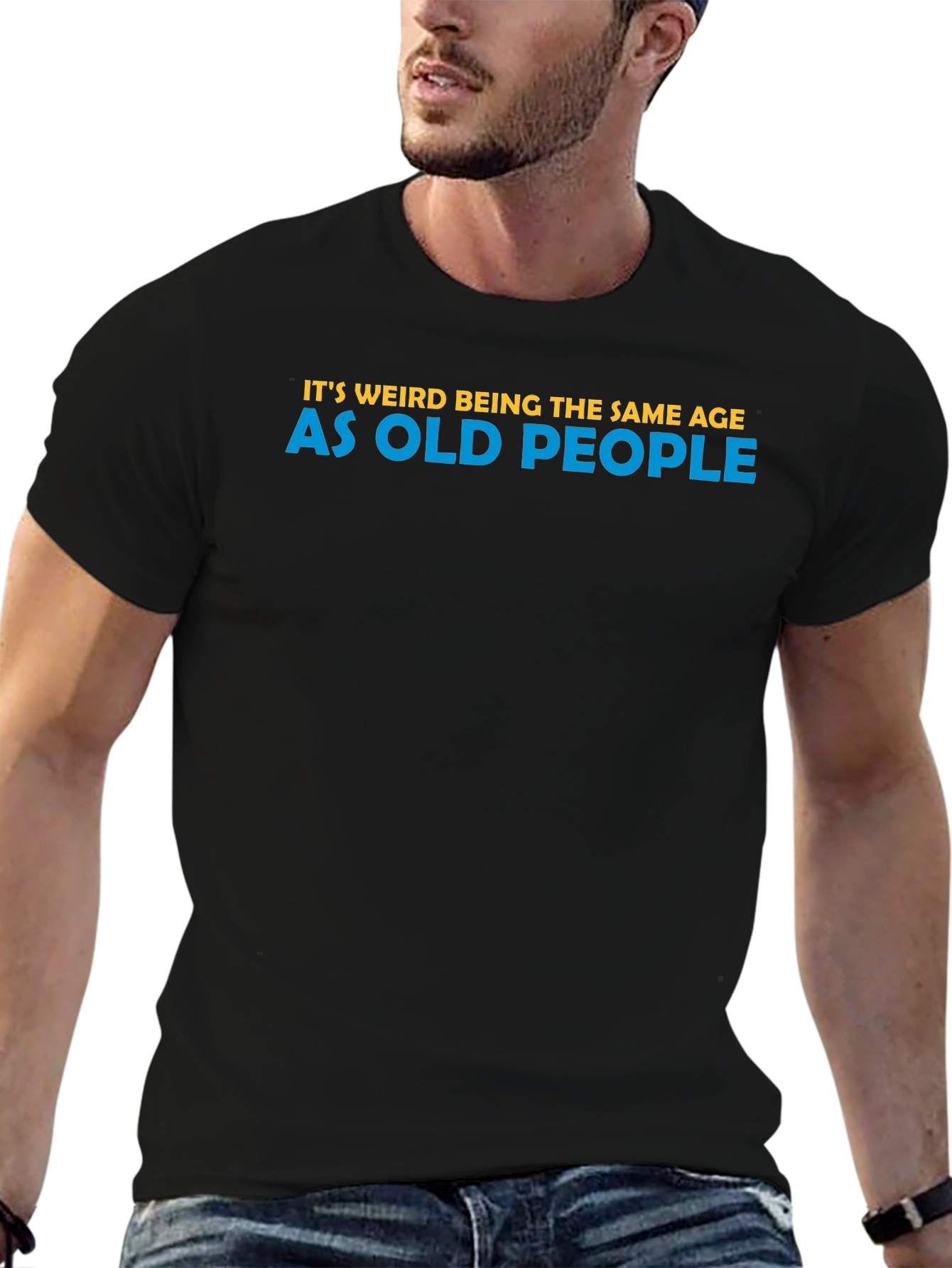 Funny Old People Graphic T-Shirt