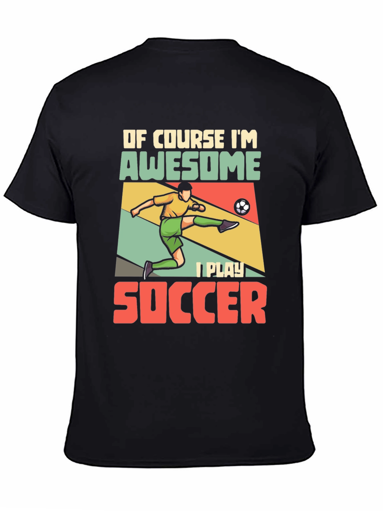 Awesome Soccer Player Graphic Tee