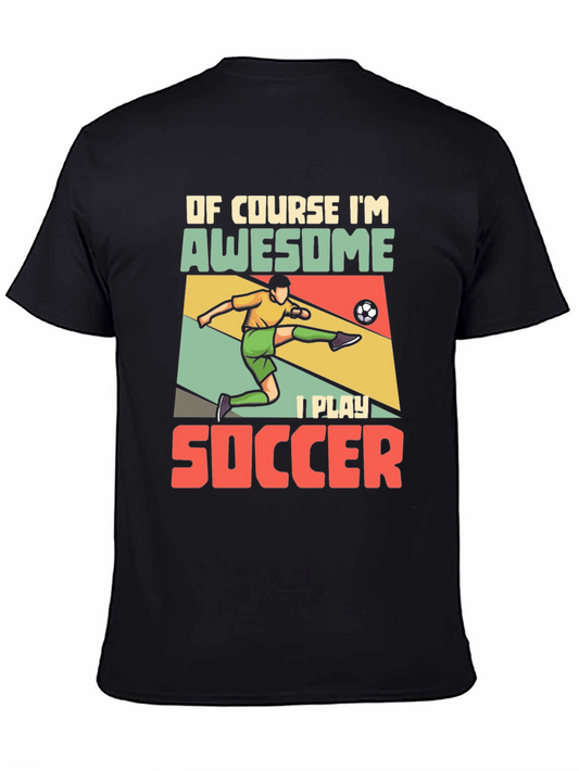 Awesome Soccer Player Graphic Tee