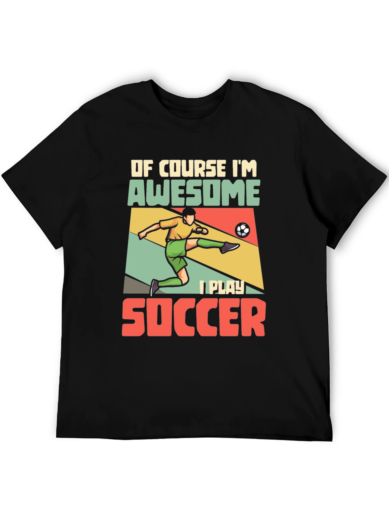 Awesome Soccer Player Graphic Tee