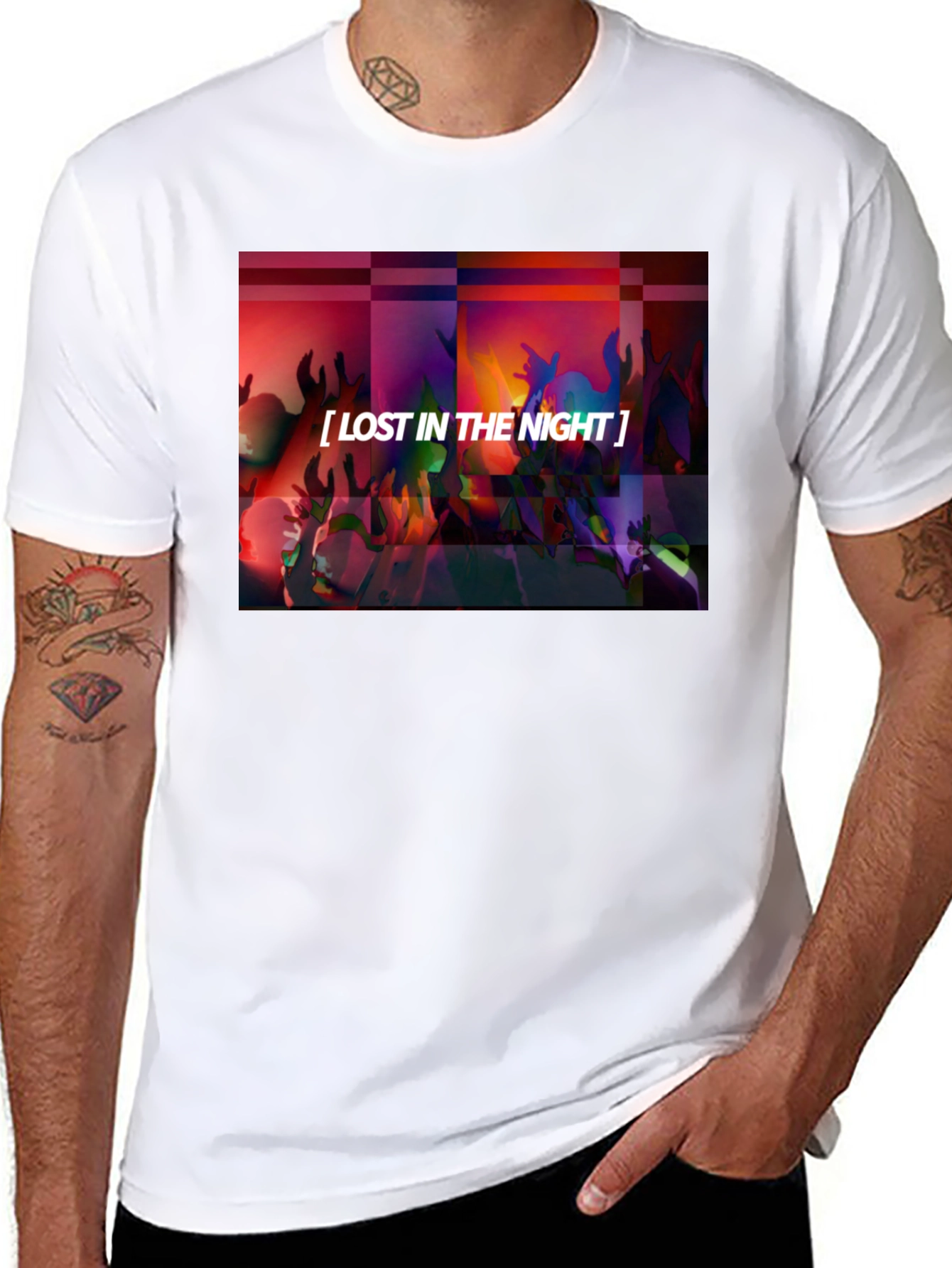 Lost in the Night Graphic T-Shirt