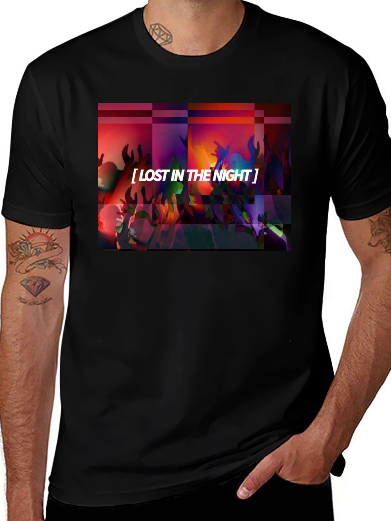 Lost in the Night Graphic T-Shirt
