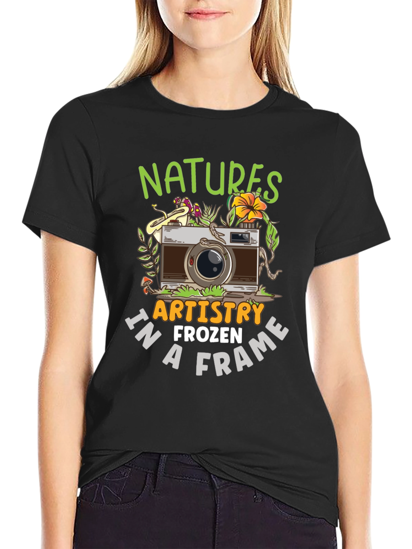 Nature Photography T-Shirt - Artistic Frozen Frame Tee