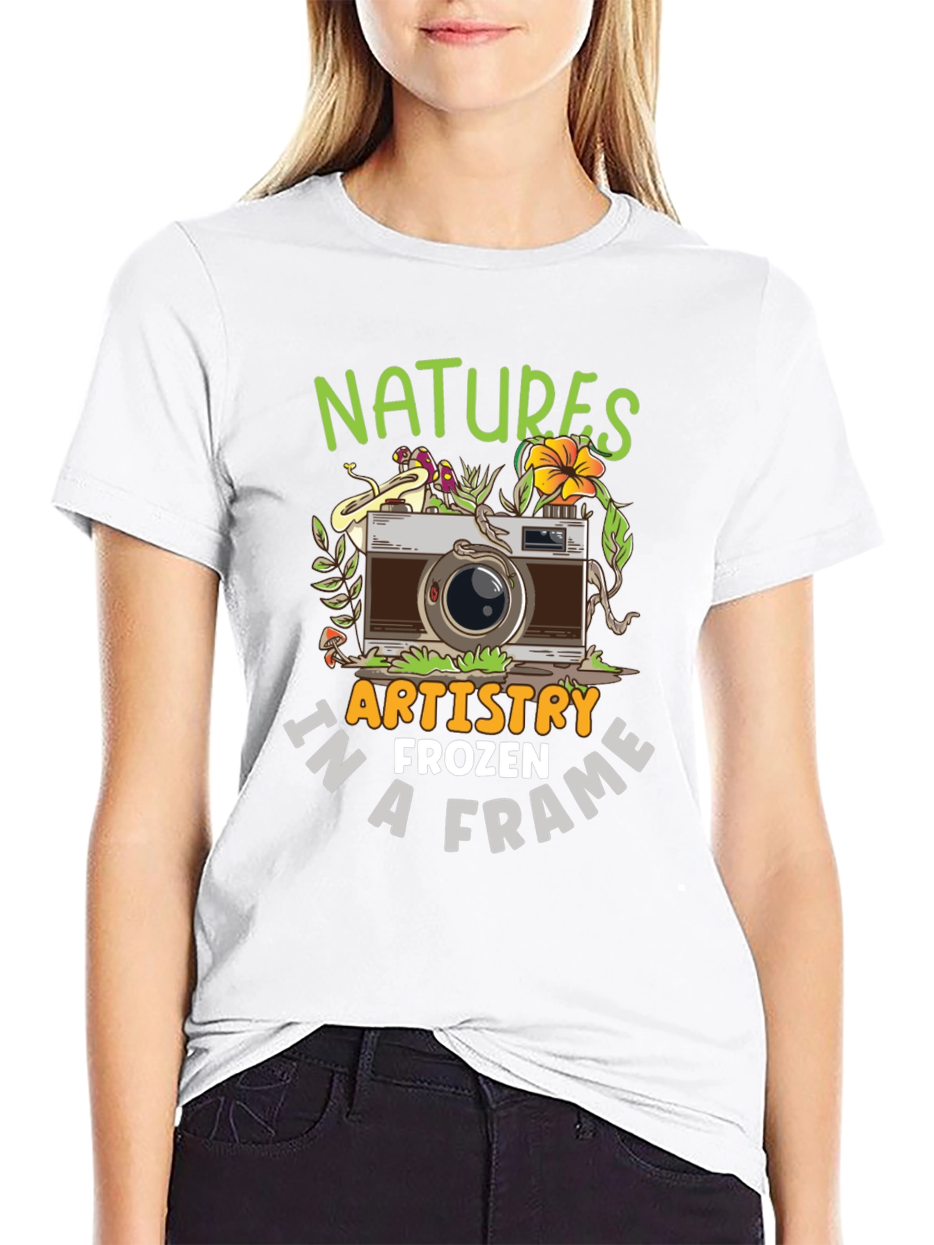Nature Photography T-Shirt - Artistic Frozen Frame Tee